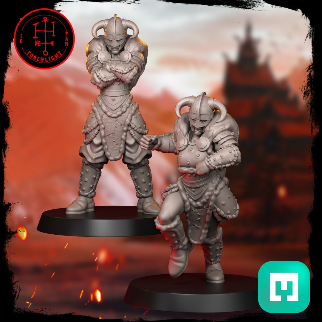 The Field Maidens - Full Norse Amazon Fantasy Football Team - 15 Players - Torchlight Models