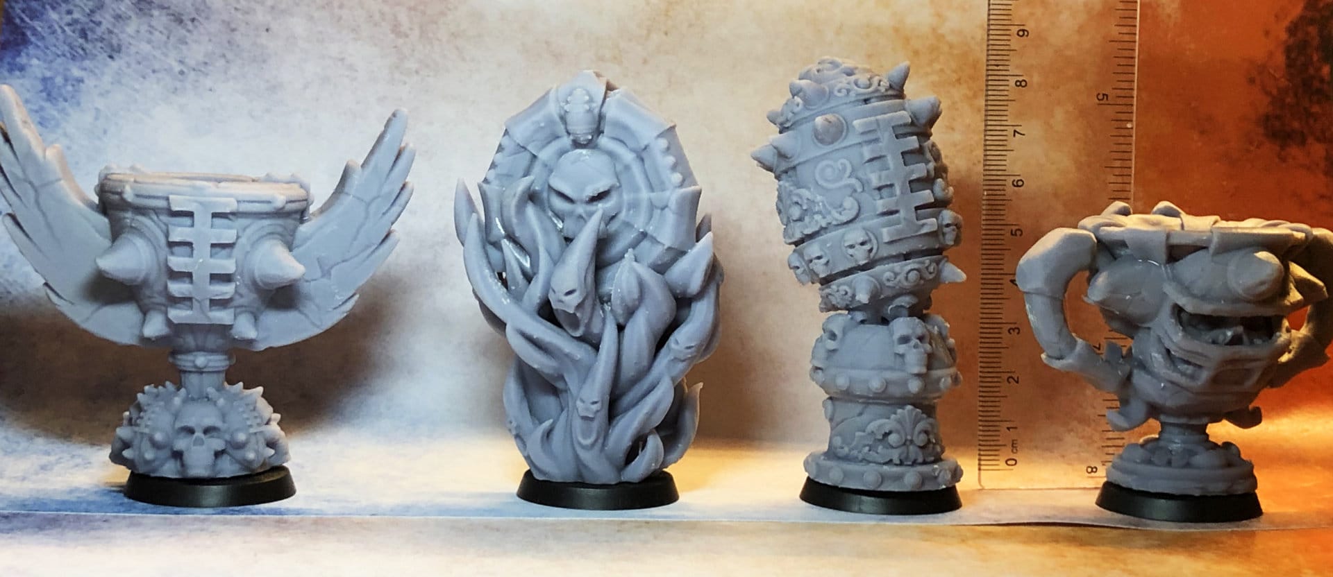 Set of Six League Trophies