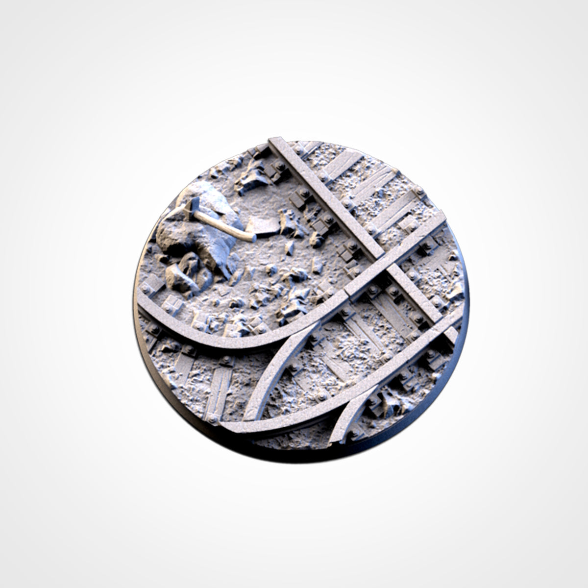 Mines Bases | 25mm | 32mm | 40mm | Txarli Factory | Magnetizable Scenic Textured Round