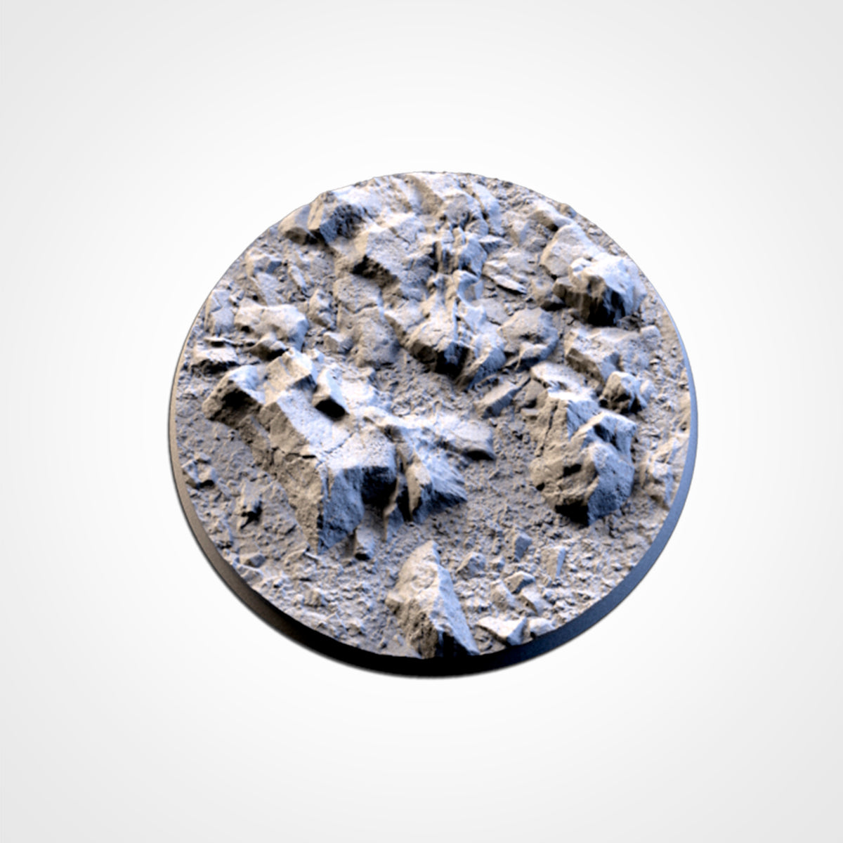 Stony Desert Bases | 25mm | 32mm | 40mm | Txarli Factory | Magnetizable Scenic Textured Round