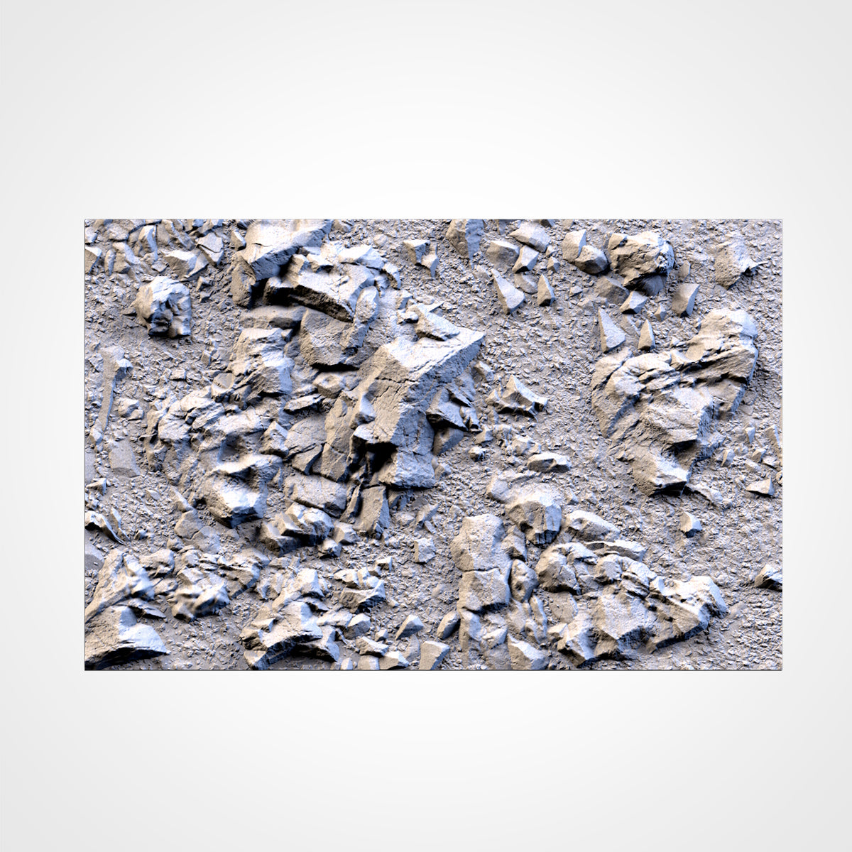 Stony Desert Bases | 25mm | 32mm | 40mm | Txarli Factory | Magnetizable Scenic Textured Round