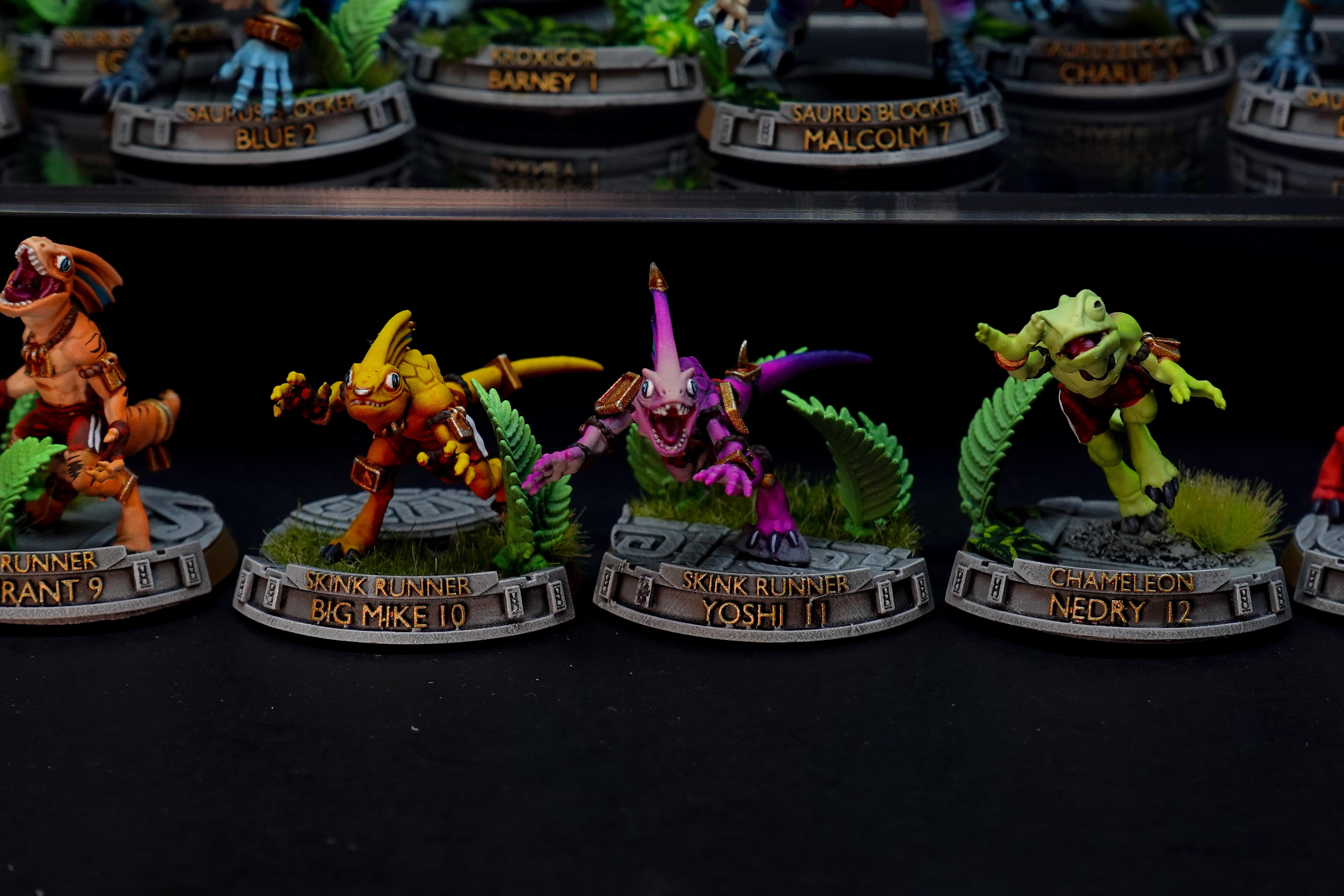 Meso Lizards - Full Lizardmen Fantasy Football Team - 15 Players - Brutefun Miniatures