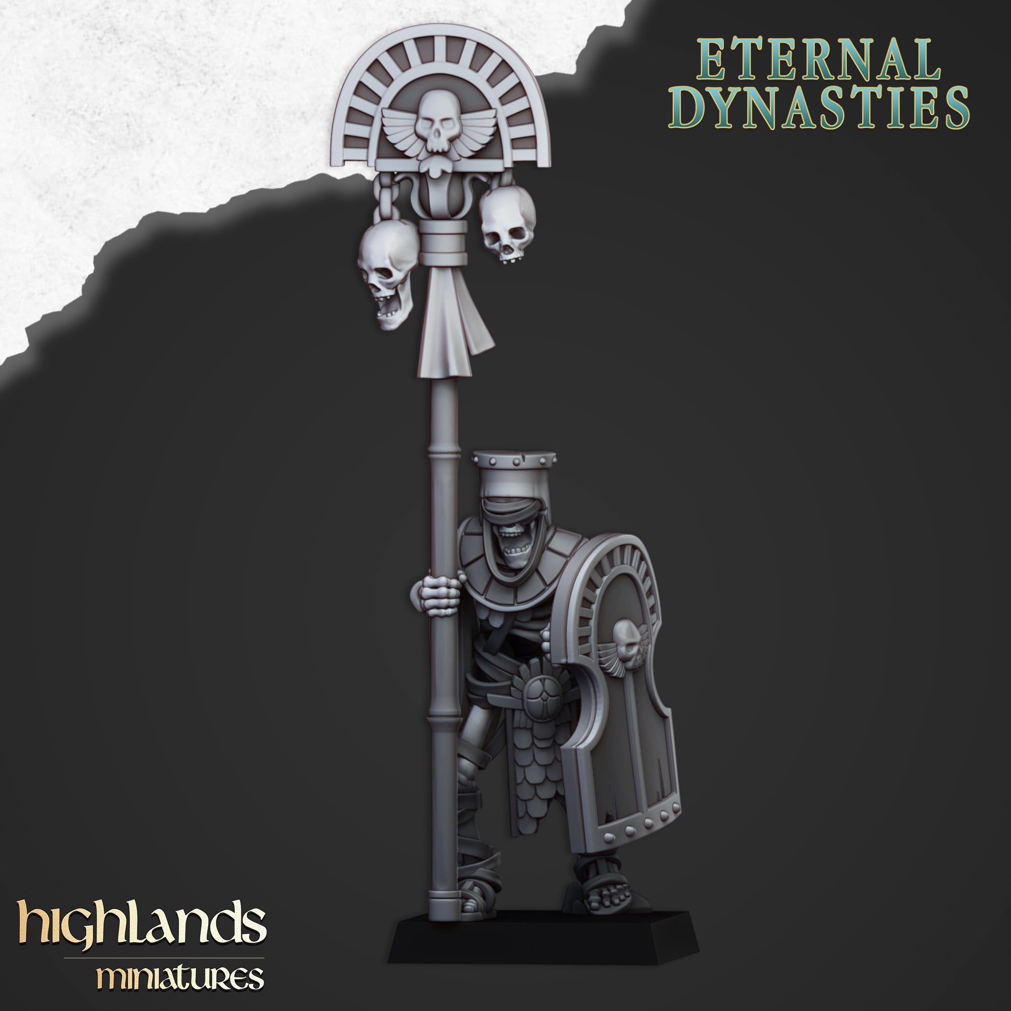 Ancient Guard with Halberds - Eternal Dynasties | Highlands Miniatures