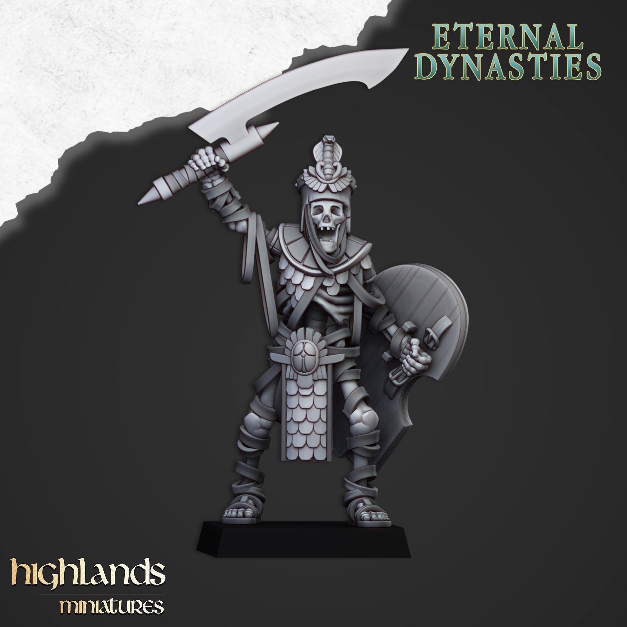 Ancient Guard with Halberds - Eternal Dynasties | Highlands Miniatures