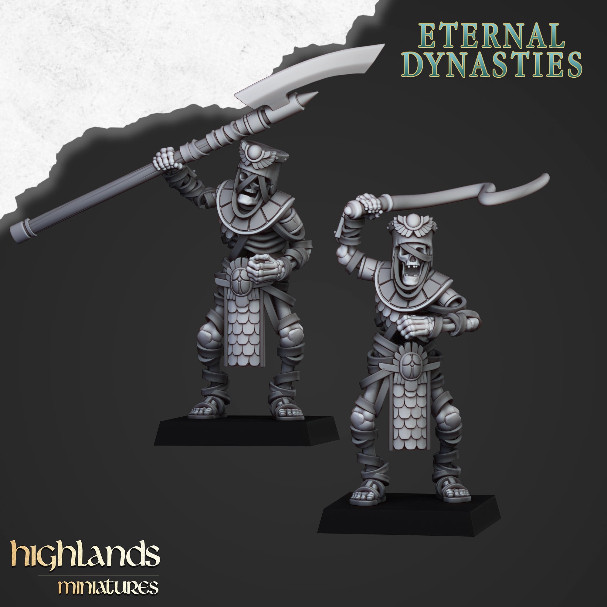 Armored Charioteers - Eternal Dynasties | Highlands Miniatures