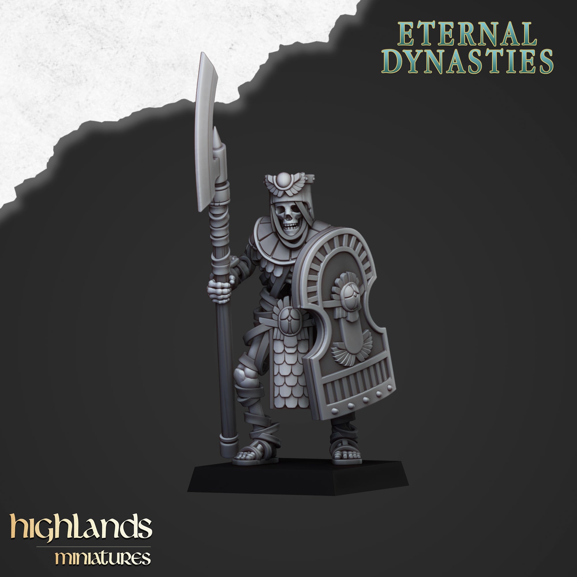 Ancient Guard with Halberds - Eternal Dynasties | Highlands Miniatures