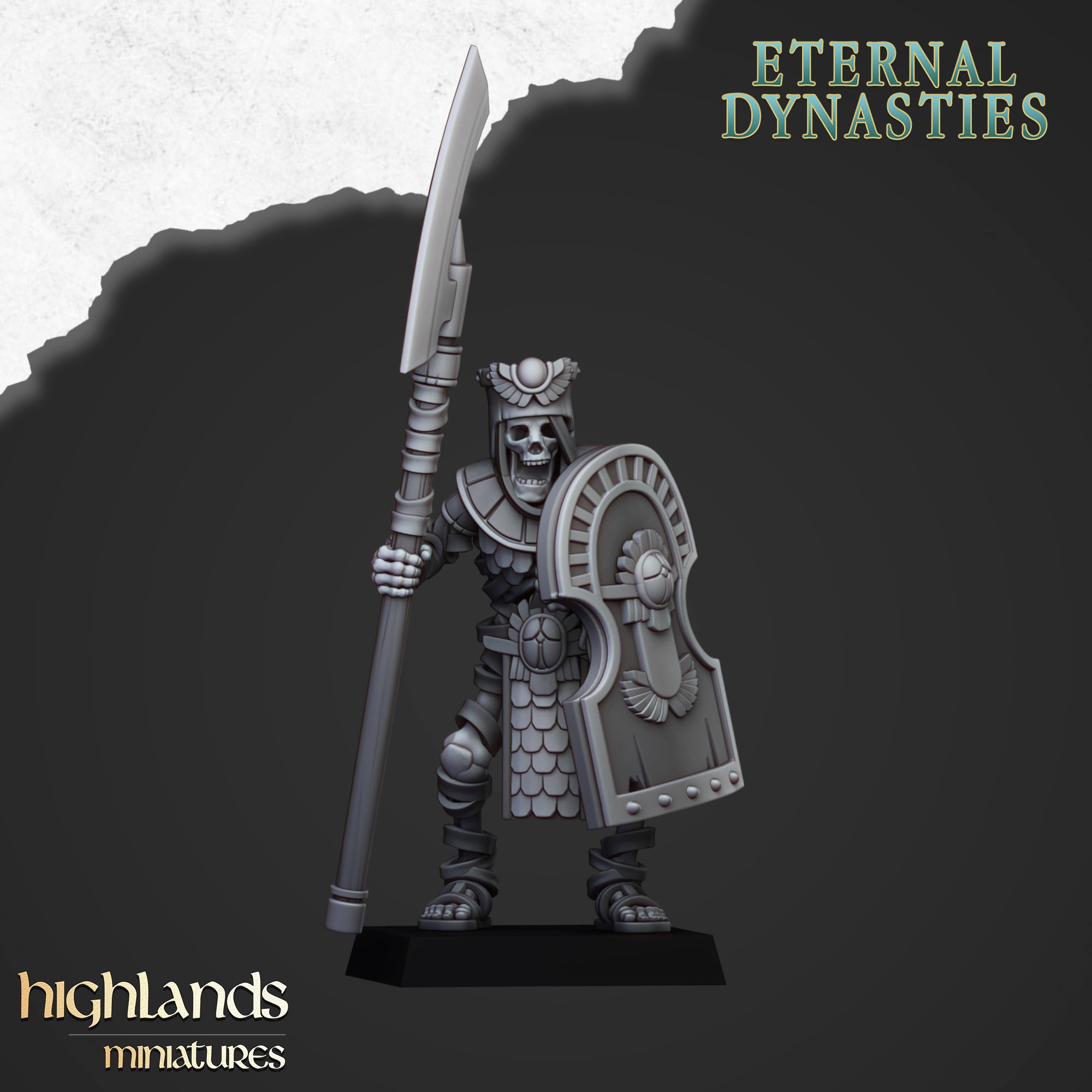 Ancient Guard with Halberds - Eternal Dynasties | Highlands Miniatures