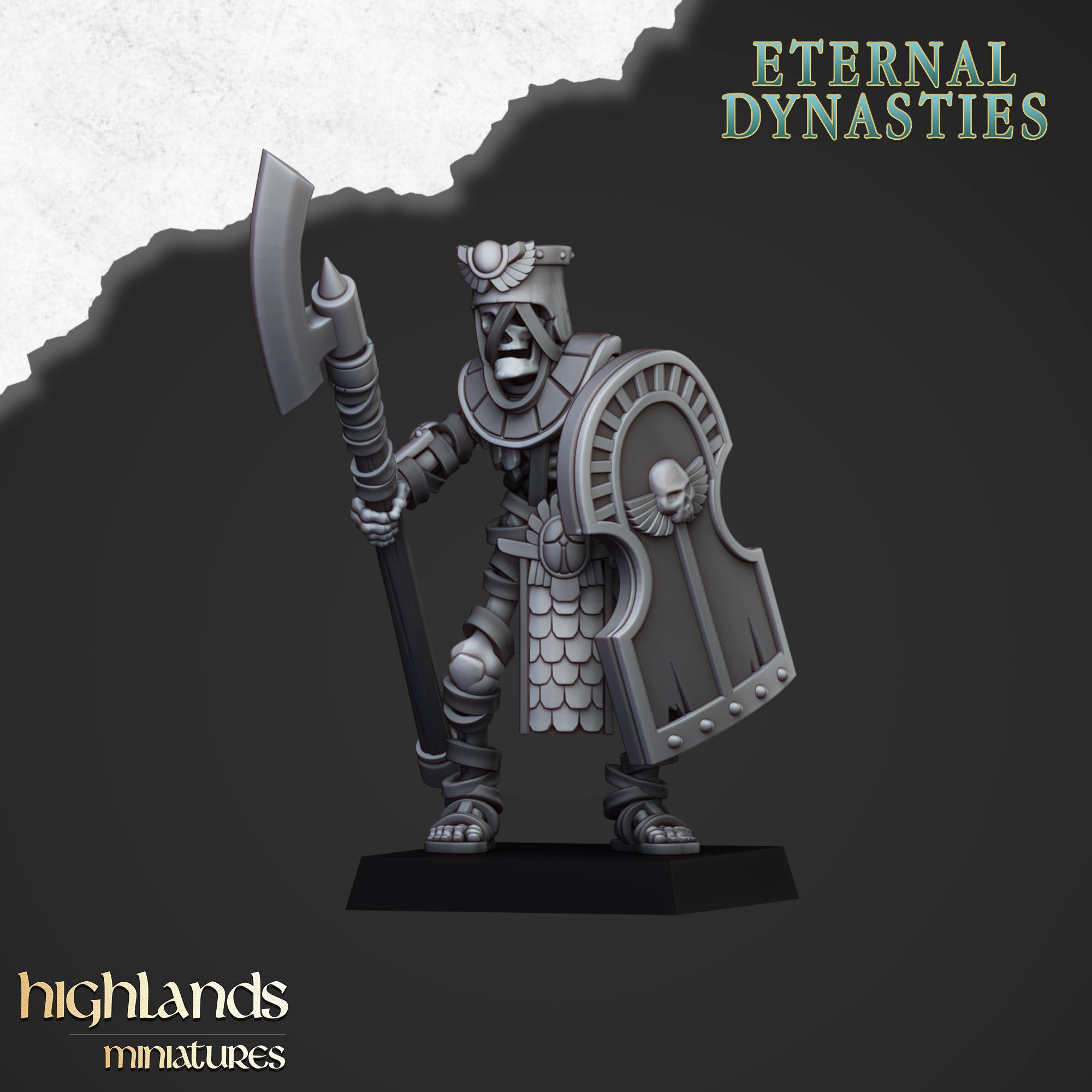 Ancient Guard with Halberds - Eternal Dynasties | Highlands Miniatures