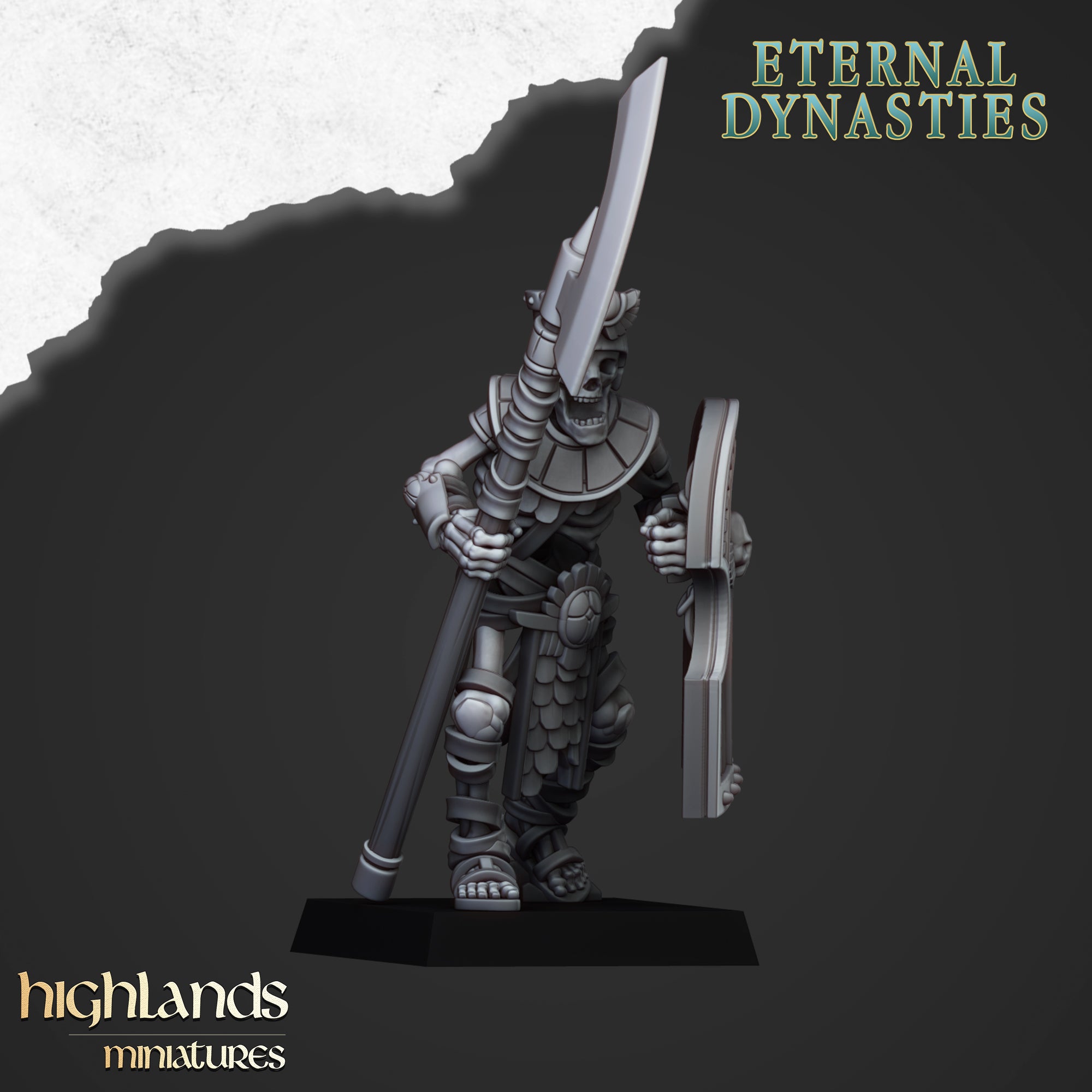 Ancient Guard with Halberds - Eternal Dynasties | Highlands Miniatures