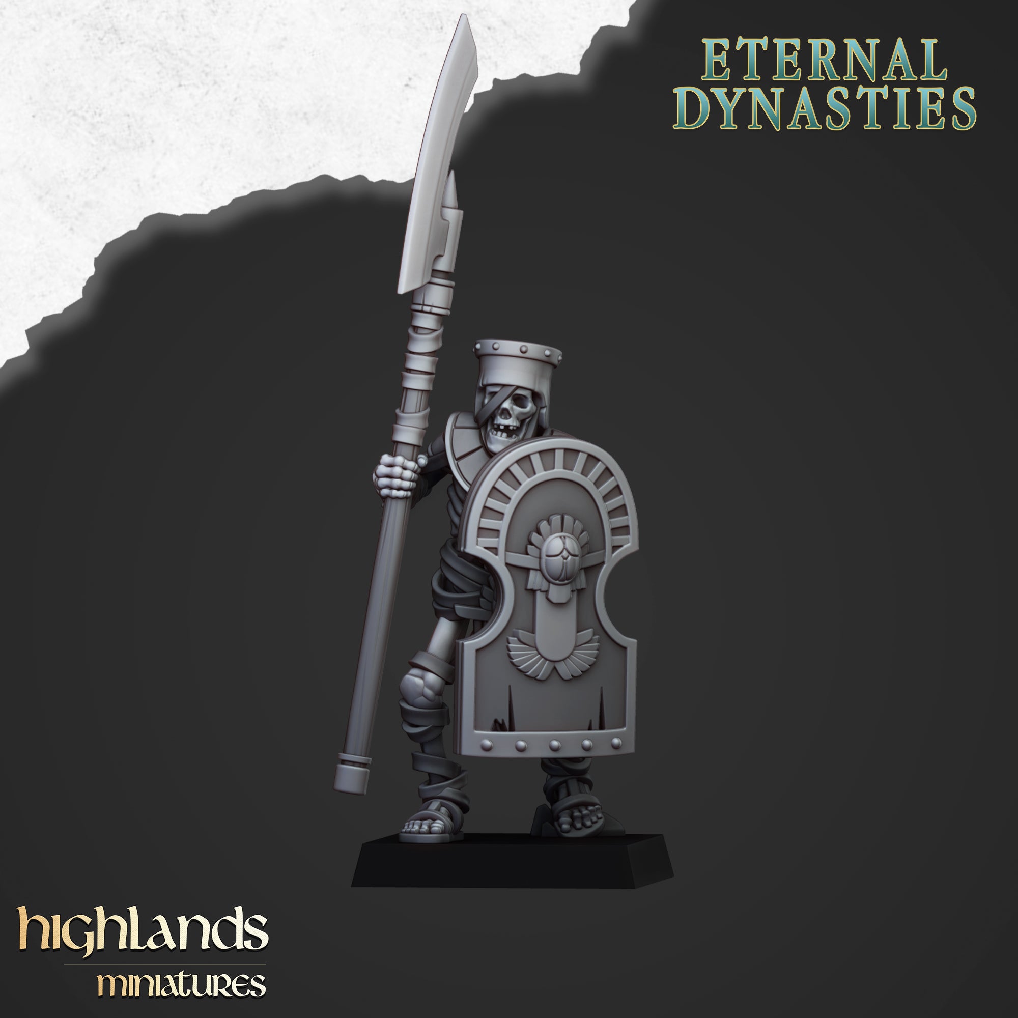 Ancient Guard with Halberds - Eternal Dynasties | Highlands Miniatures