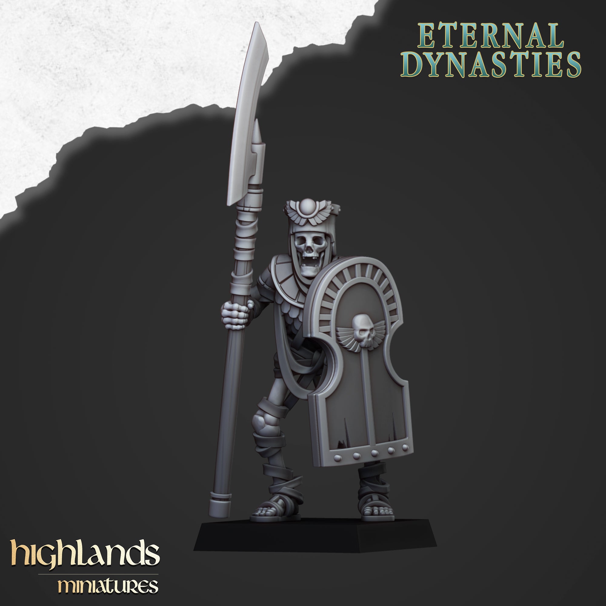 Ancient Guard with Halberds - Eternal Dynasties | Highlands Miniatures