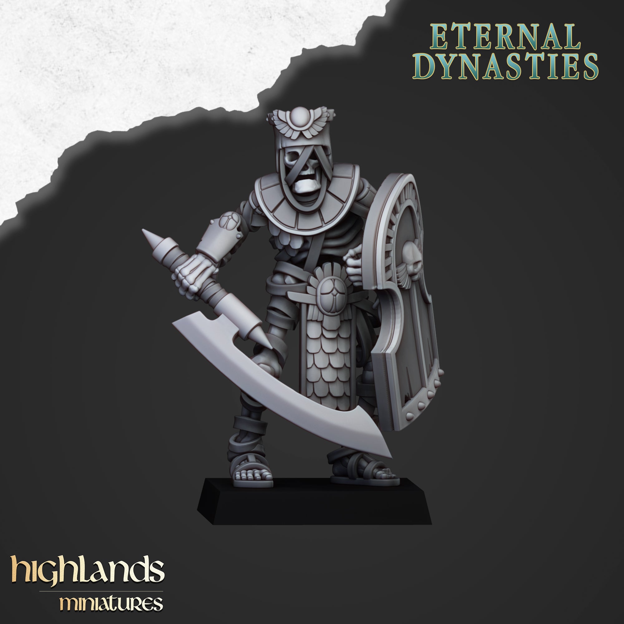 Ancient Guard with Swords - Eternal Dynasties | Highlands Miniatures