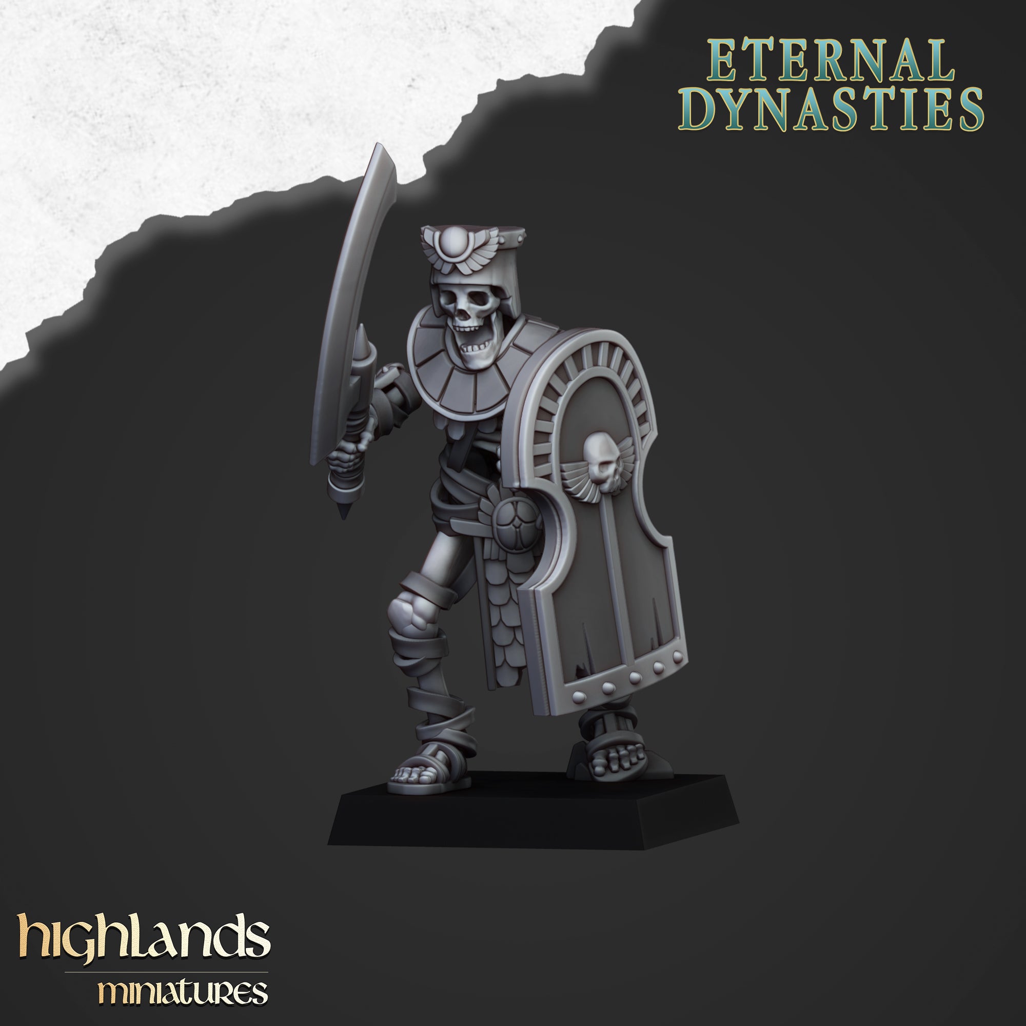 Ancient Guard with Swords - Eternal Dynasties | Highlands Miniatures