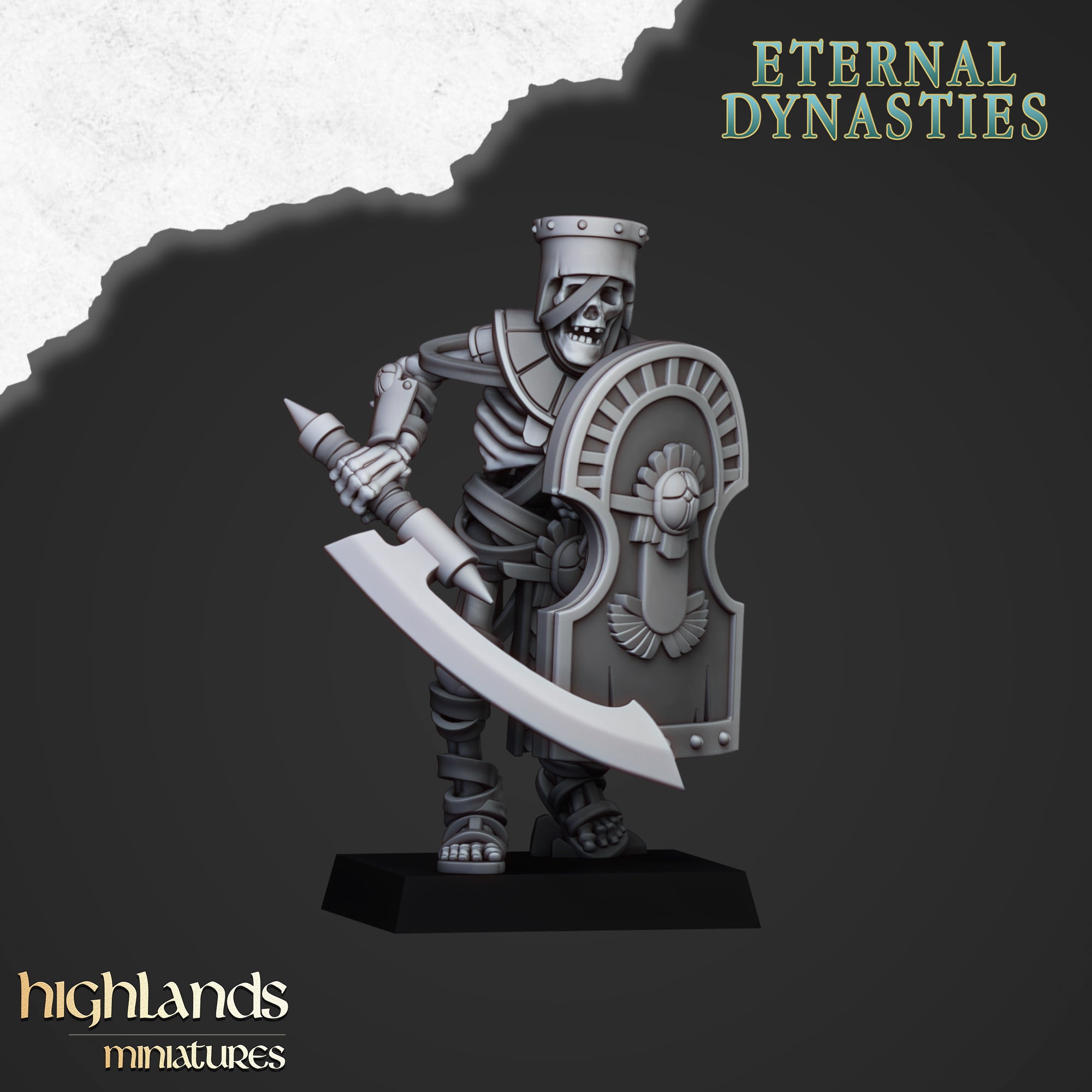 Ancient Guard with Swords - Eternal Dynasties | Highlands Miniatures