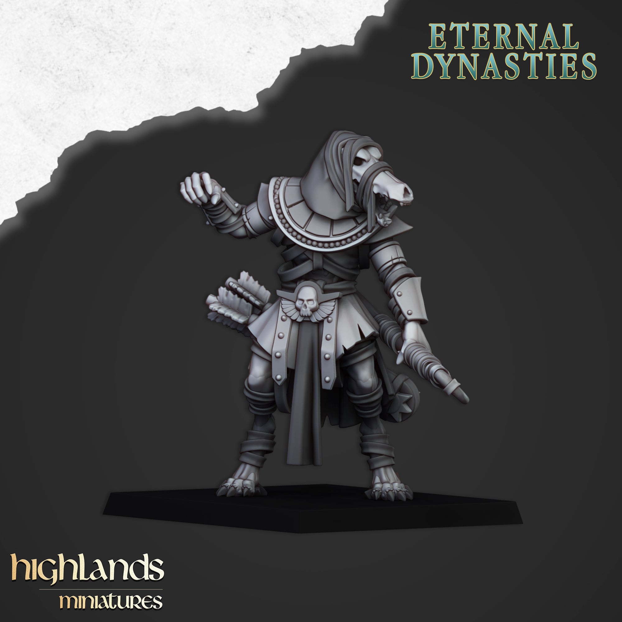 Anubis Guard with Bows - Eternal Dynasties | Highlands Miniatures