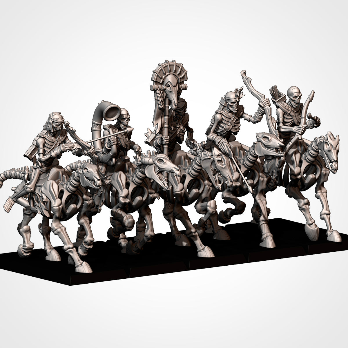 Light Skeletal Cavalry - Armies of the Sands | Txarli Factory