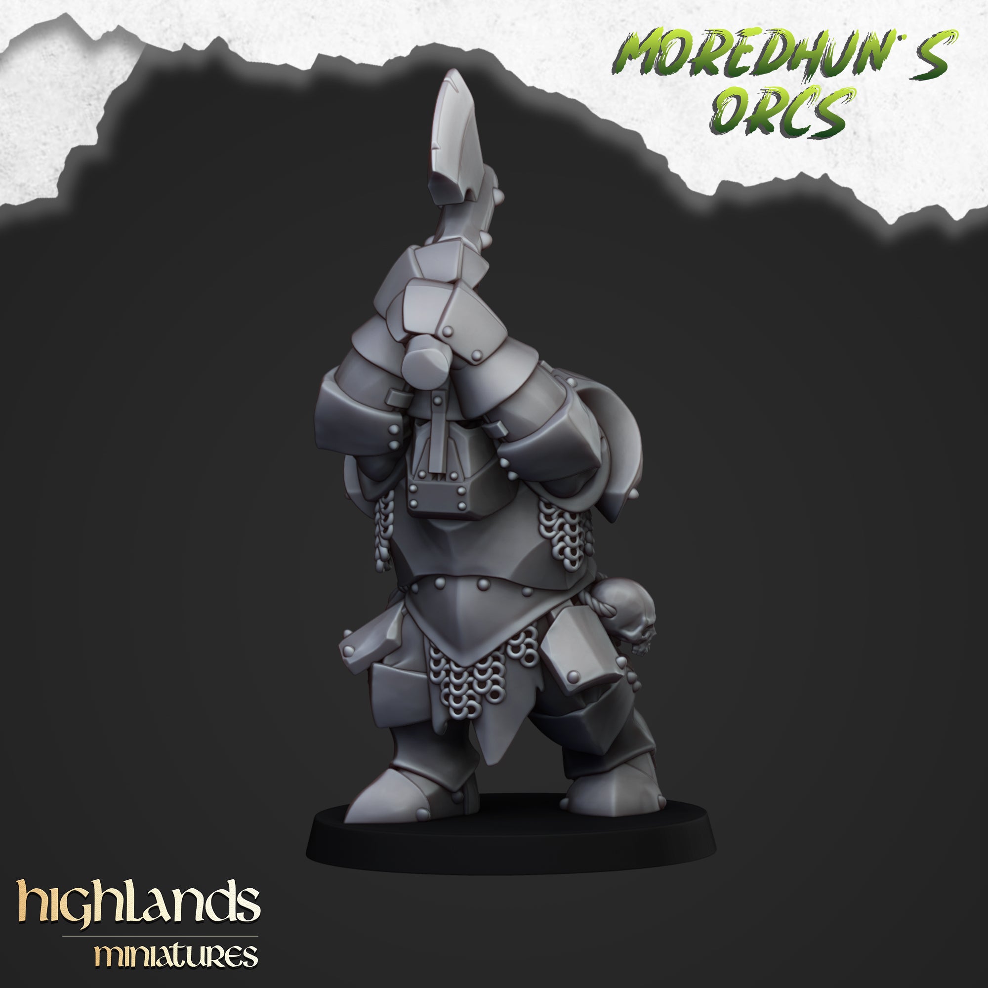 Gepanzerte Orks (x15) - Ork- und Goblinstämme | Highlands Miniatures