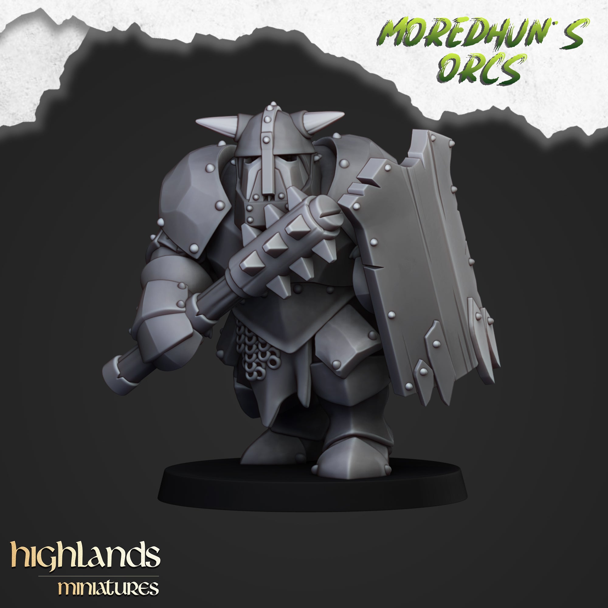 Armored Orcs (x15) - Orc & Goblin Tribes | Highlands Miniatures