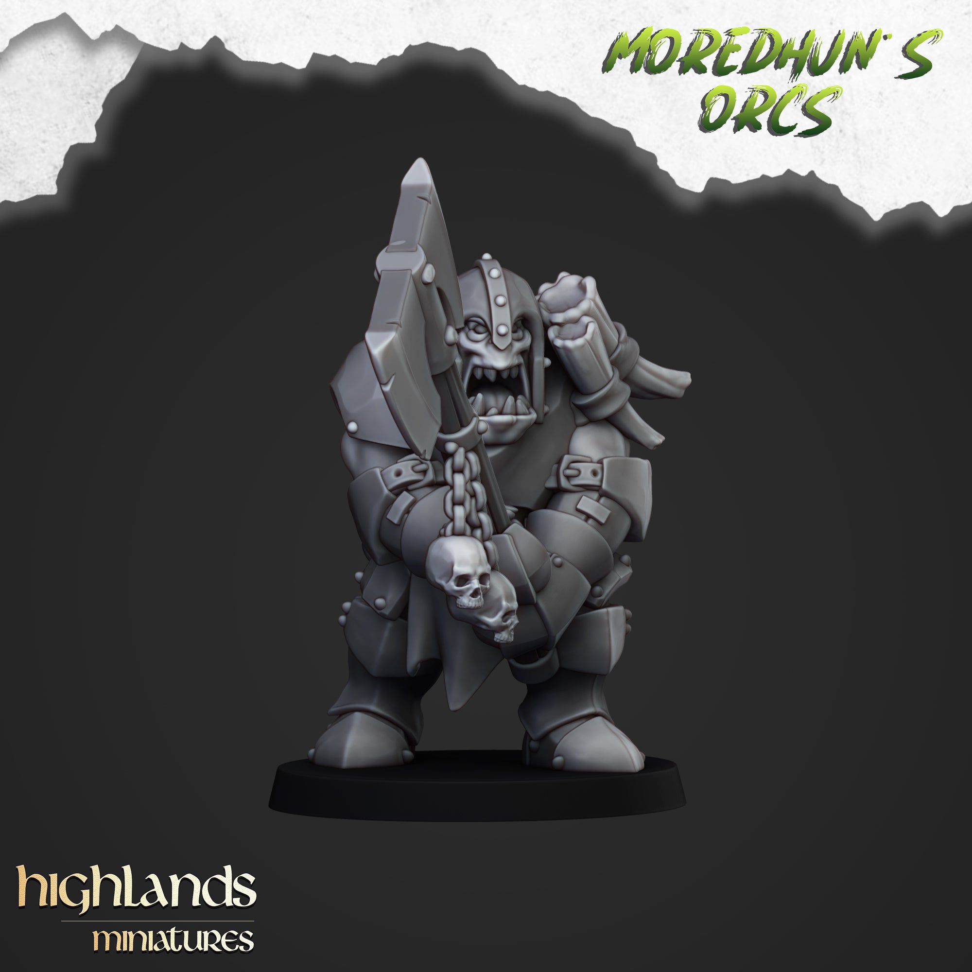 Gepanzerte Orks (x15) - Ork- und Goblinstämme | Highlands Miniatures