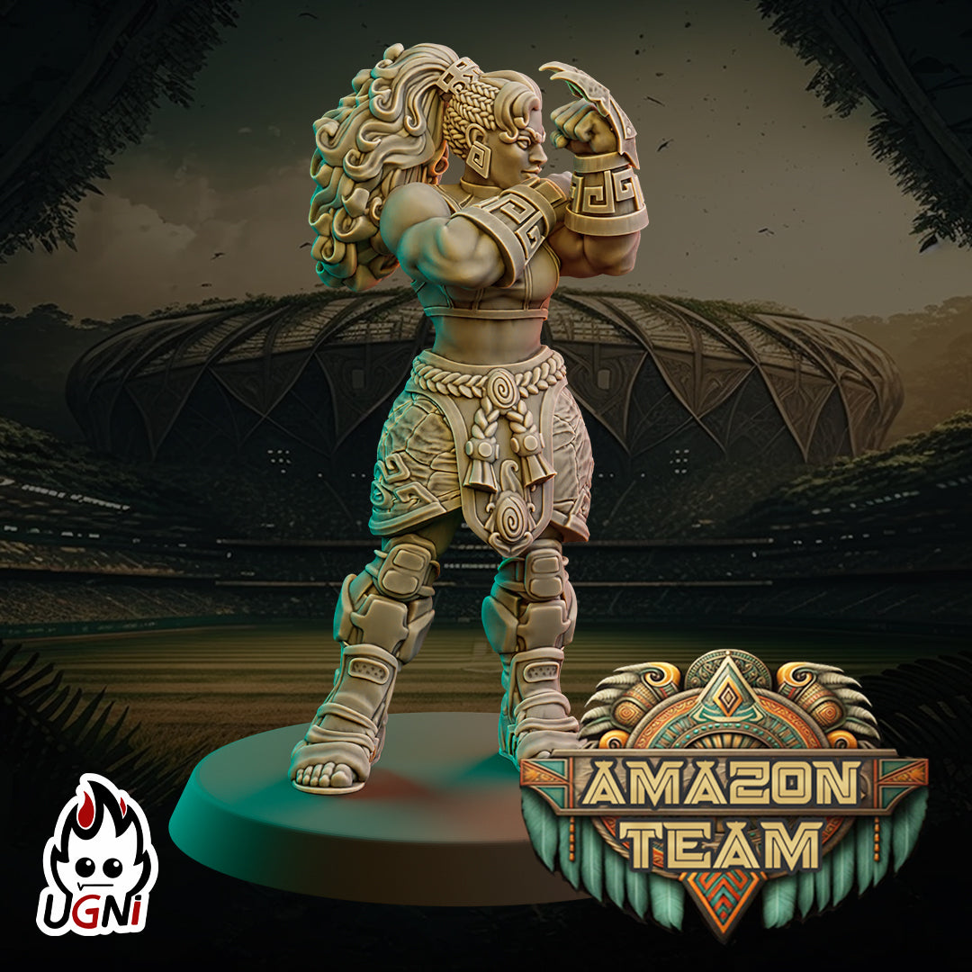 Amazon Team – Amazonisches Fantasy-Football-Team – 18 Spieler – Ugni Miniatures