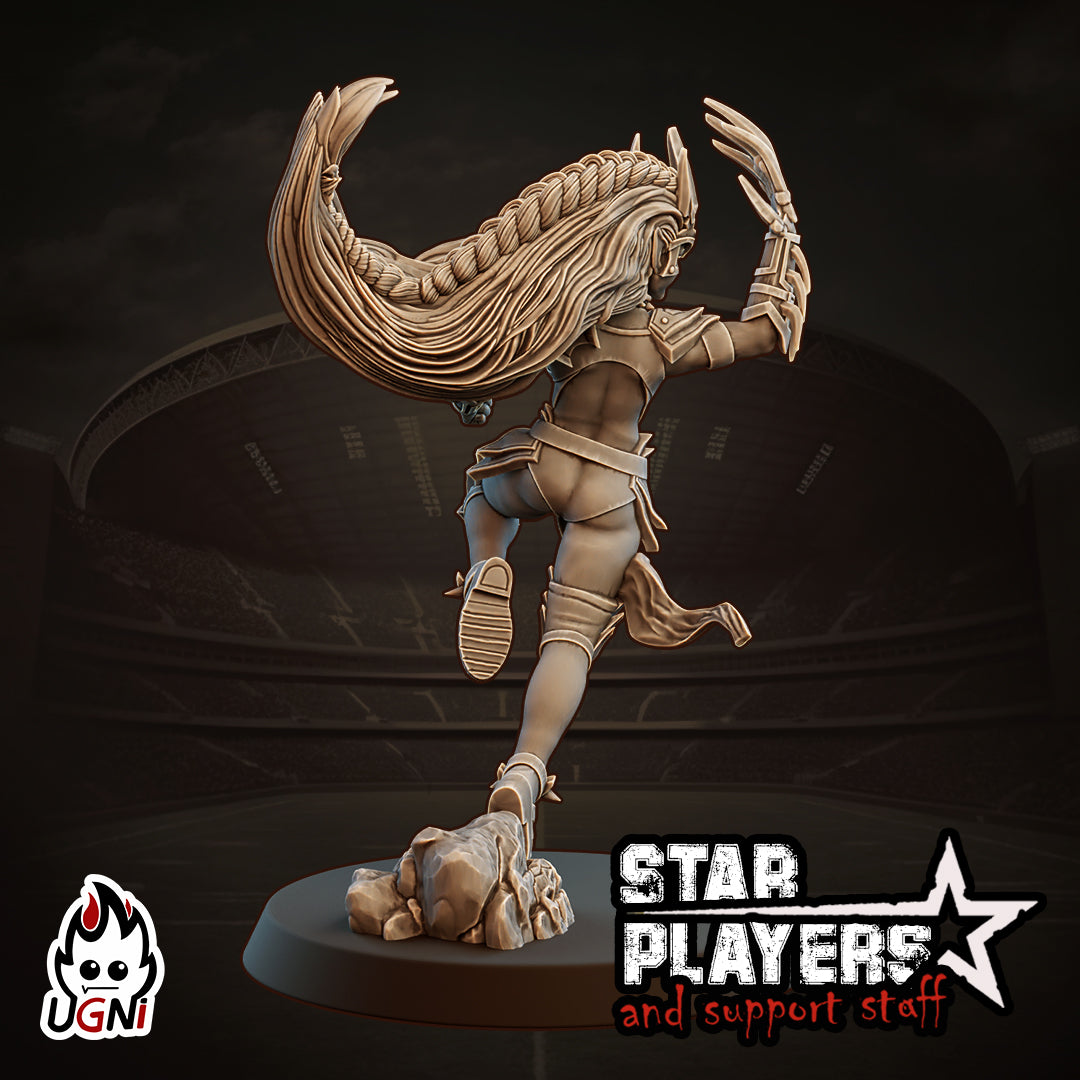 Broxxana - Jugador estrella elfo - Fantasy Football - Miniaturas Ugni