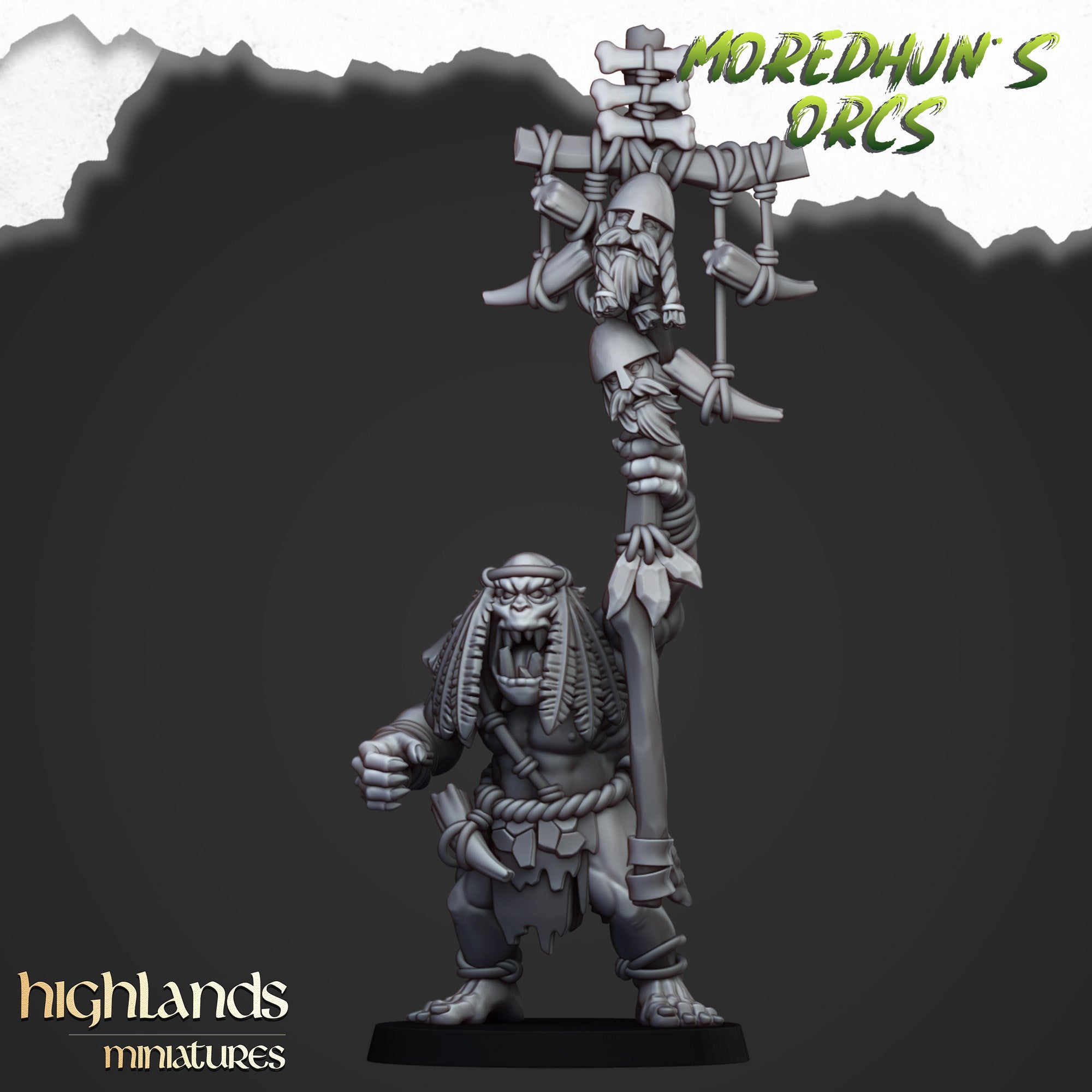 Savage Cave Orcs (x15) - Orc & Goblin Tribes | Highlands Miniatures