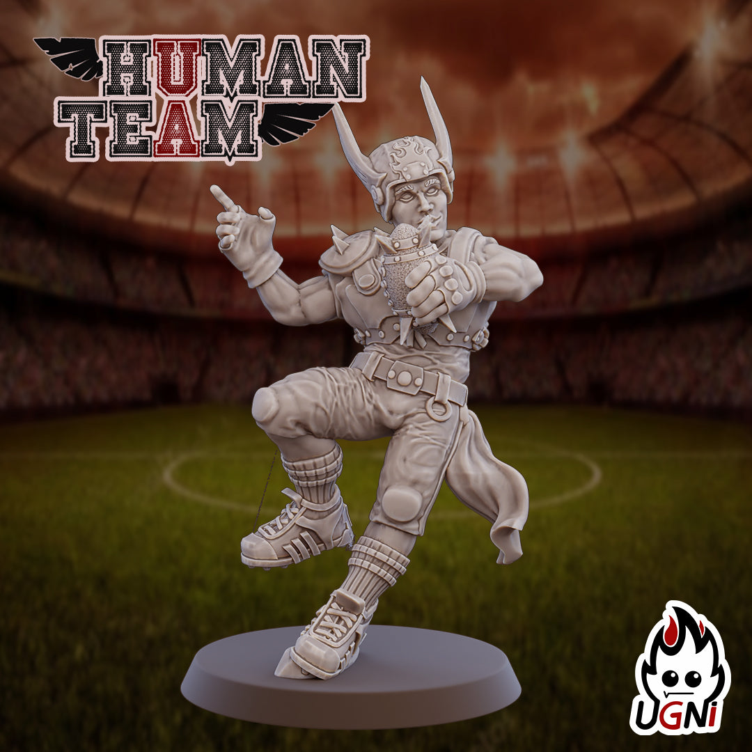 Menschliches Team – Menschliches Fantasy-Football-Team – 20 Spieler – Ugni Miniatures