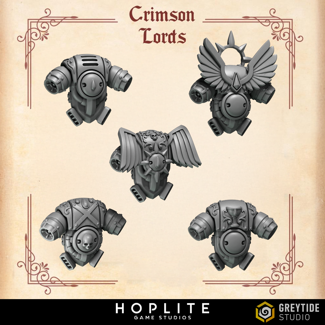 Backpacks - Crimson Lords | Grey Tide Studio | Conversion Parts & Bits