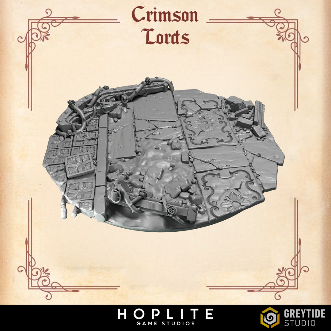 90-mm-Basisaufsatz – Crimson Lords | Grey Tide Studio | Umbauteile und Bits