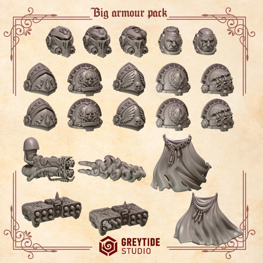 Termie Pack - Crimson Lords | Grey Tide Studio | Conversion Parts & Bits