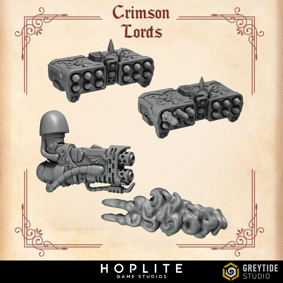 Termi Heavy Weapons - Crimson Lords | Grey Tide Studio | Conversion Parts & Bits