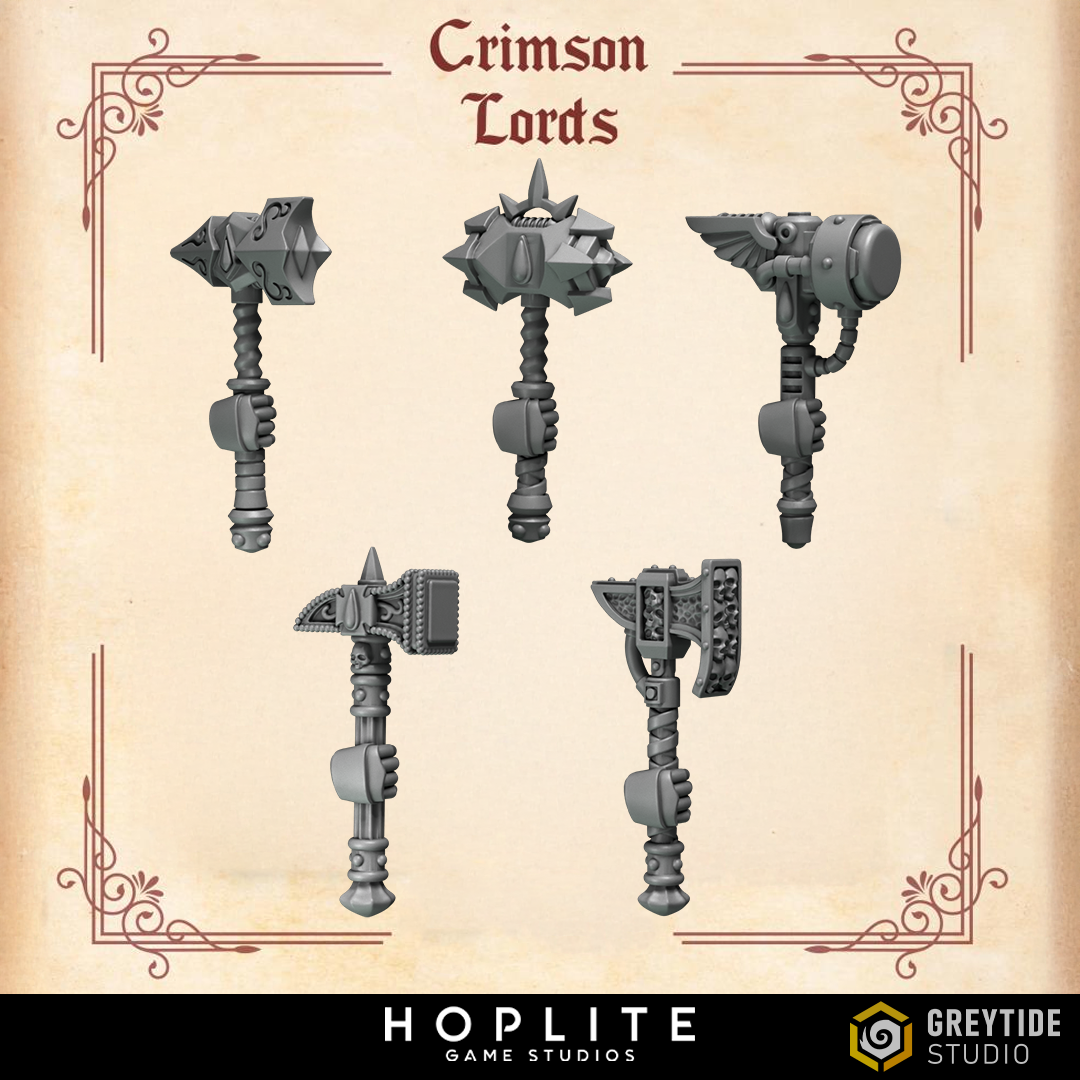 Power Hammers - Crimson Lords | Grey Tide Studio | Conversion Parts & Bits