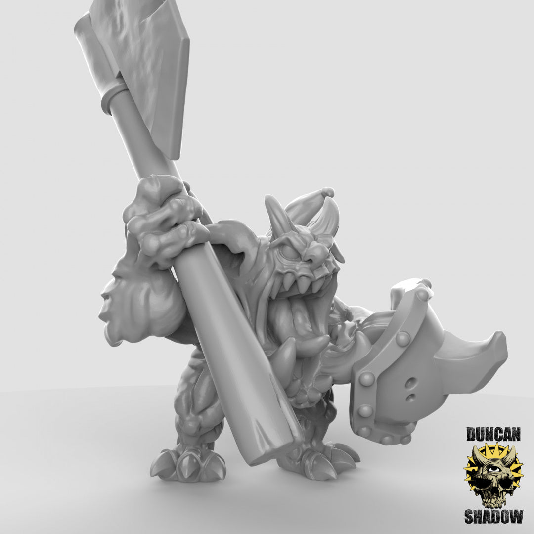 Demon Imps With Polearms | Duncan Shadow | Compatible with Dungeons & Dragons and Pathfinder