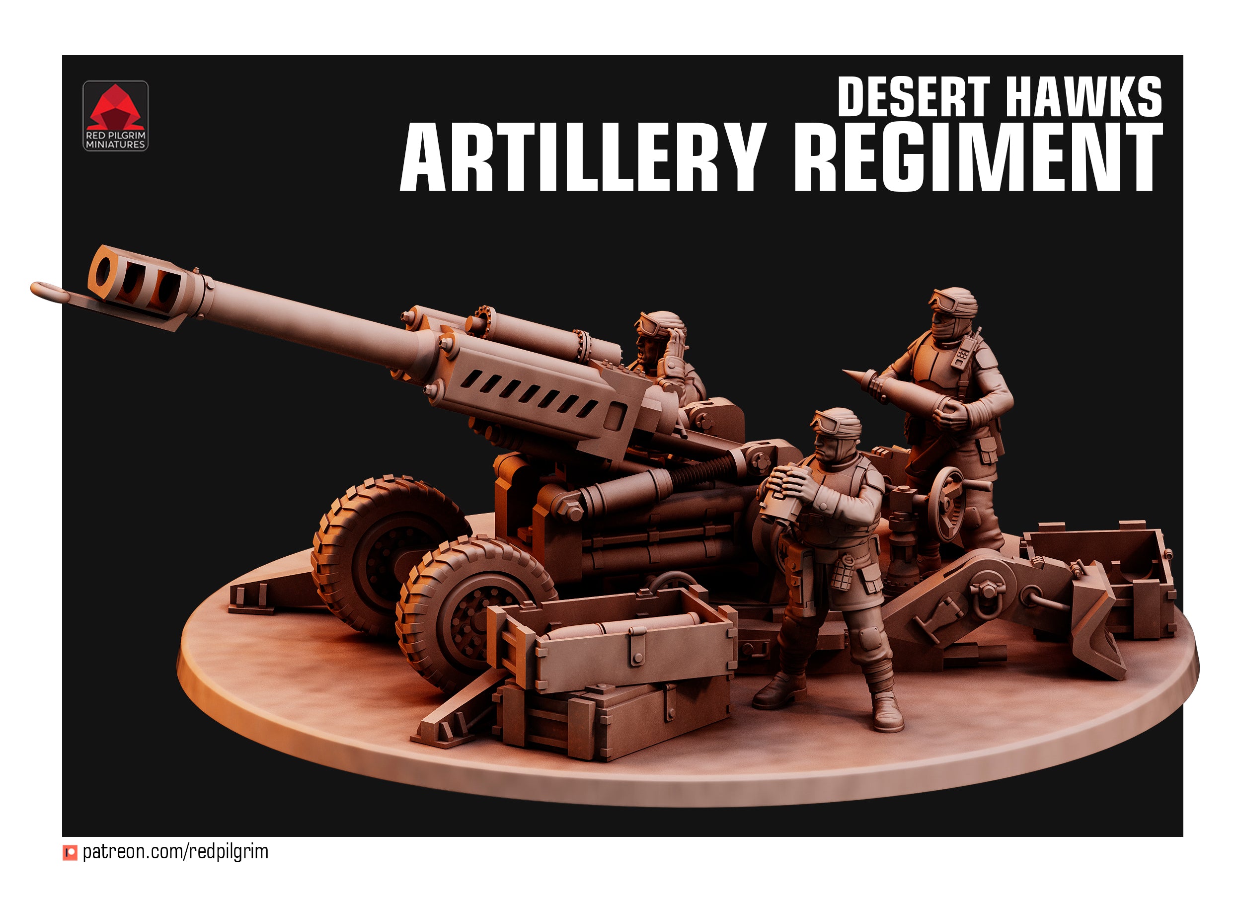 Desert Hawks Janitscharen | Red Pilgrim Miniatures | 32 mm