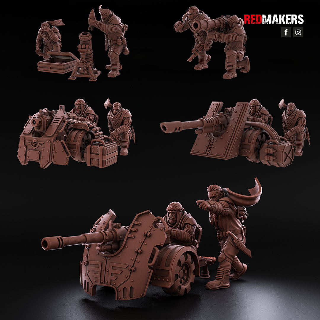 Desert Raiders Universal Heavy Weapons Squad