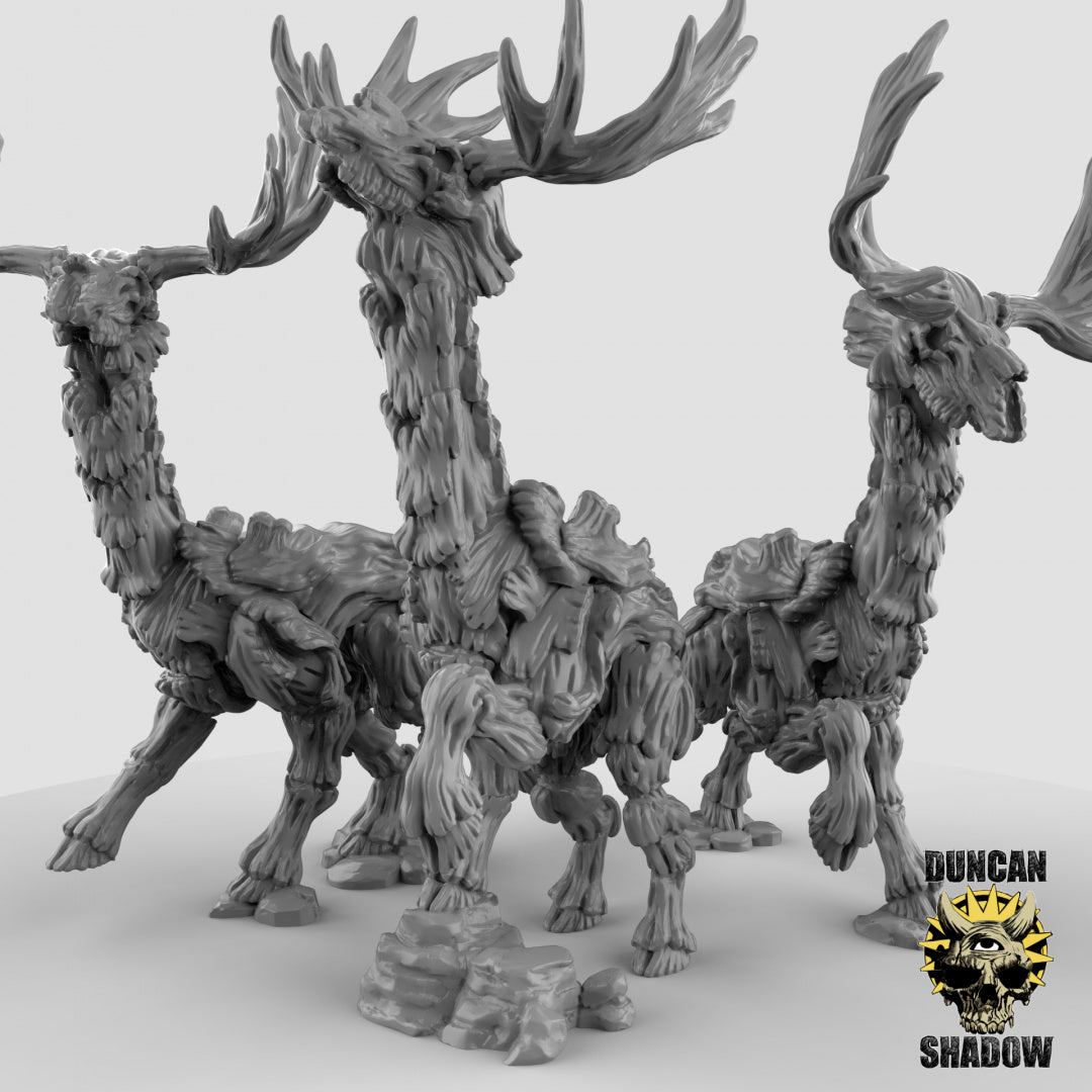 Dryad Dire Elk | Duncan Shadow | Compatible with Dungeons & Dragons and Pathfinder