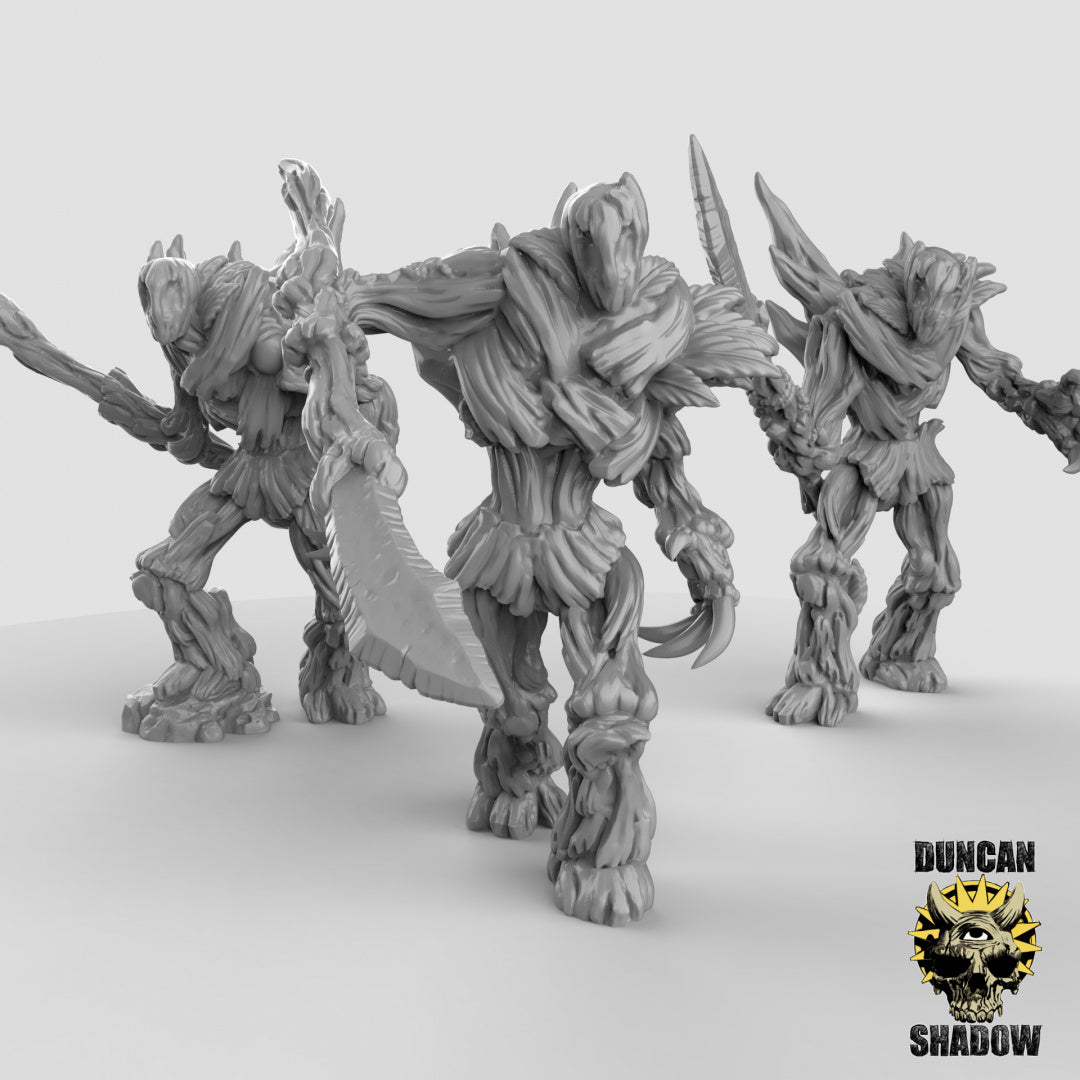 Dryads With Spears | Duncan Shadow | Compatible with Dungeons & Dragons and Pathfinder