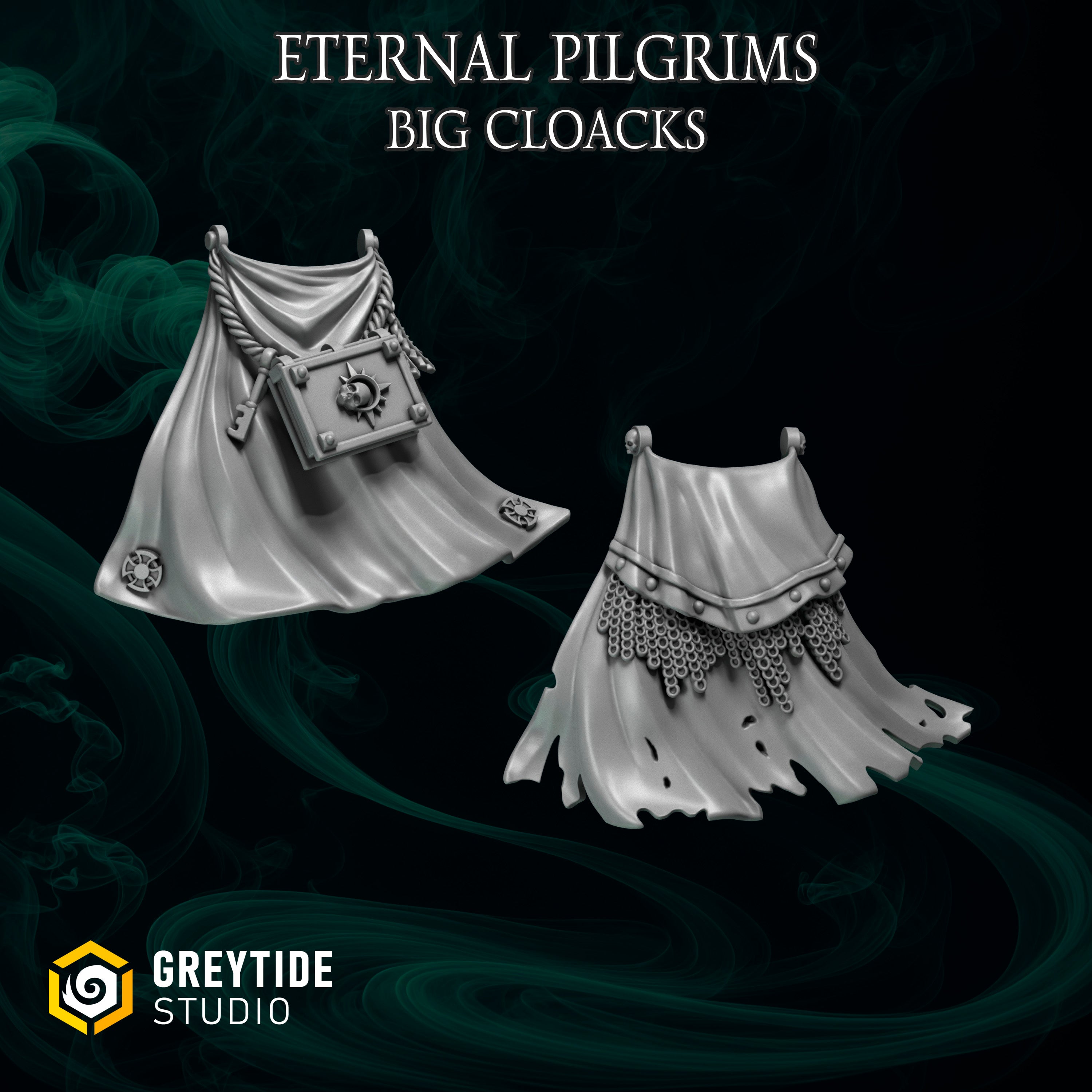 Termi Cloaks | Grey Tide Studios | Eternal Pilgrims | Conversion Parts & Bits