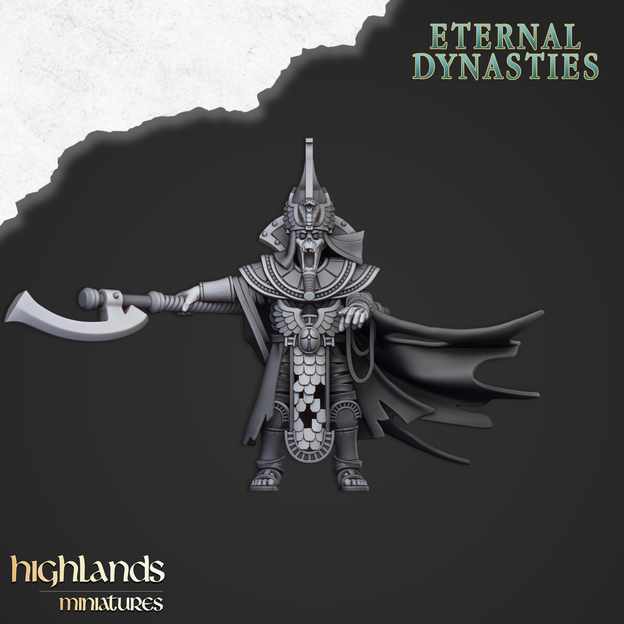 The Eternal Pharaoh Chariot - Eternal Dynasties | Highlands Miniatures