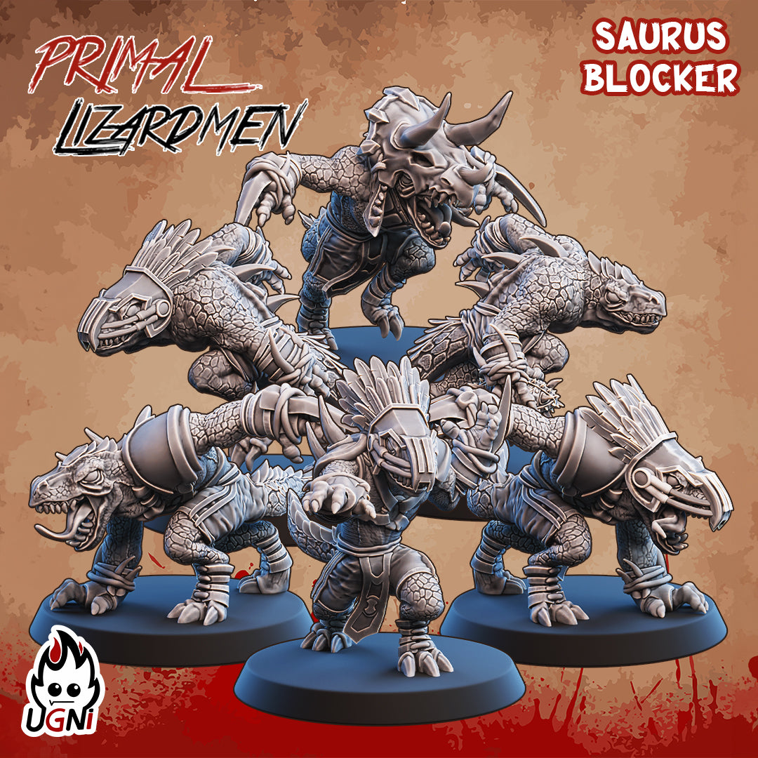 Primal Lizardmen Team (16 Players)