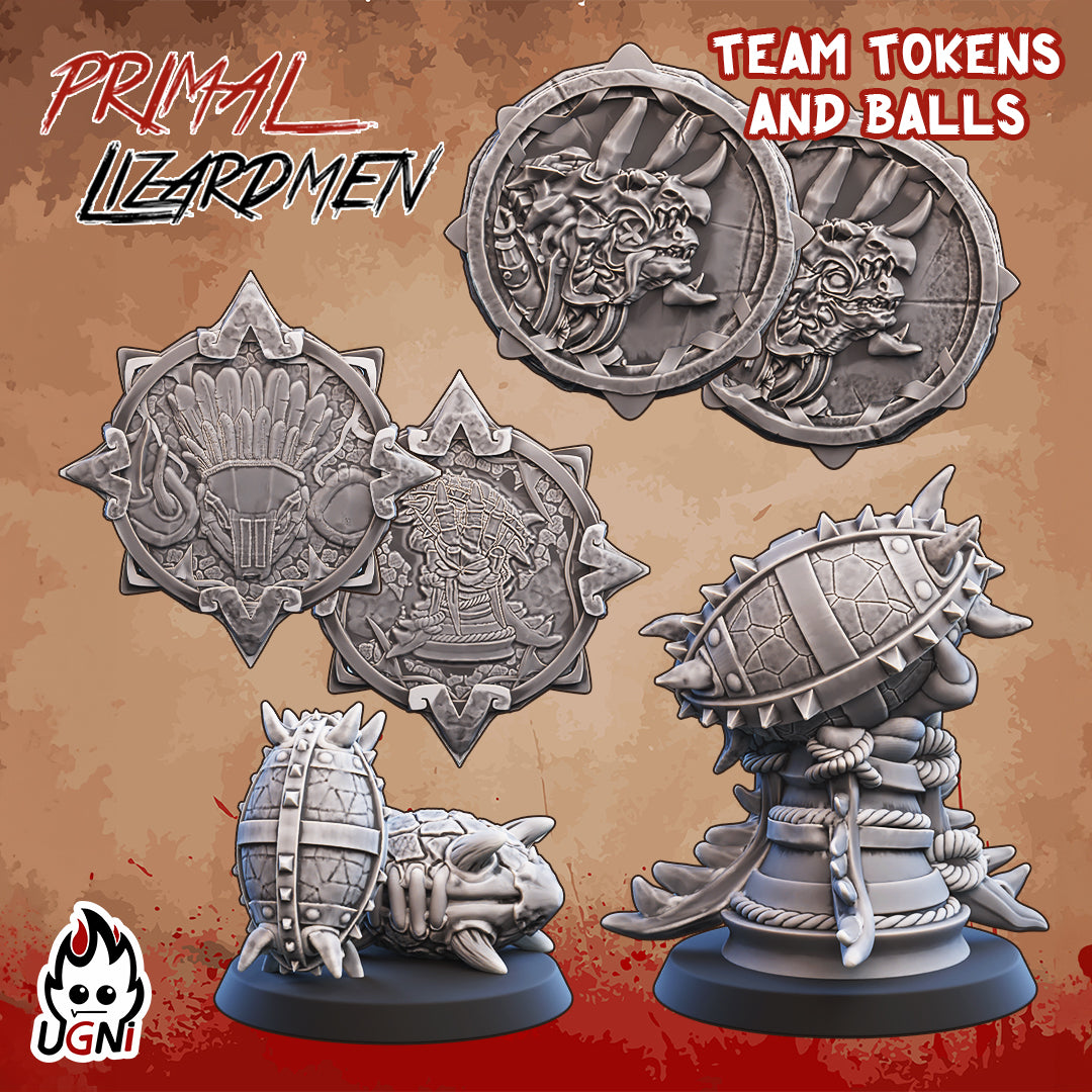 Primal Lizardmen Team (16 Players)