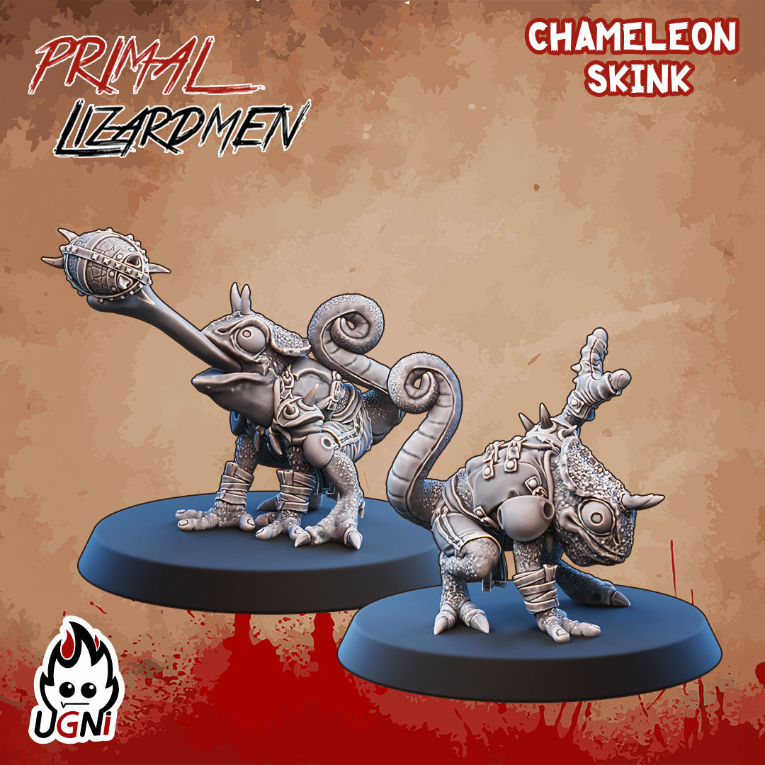 Primal Lizardmen - Equipo de Hombres Lagarto - 16 jugadores - Miniaturas Ugni