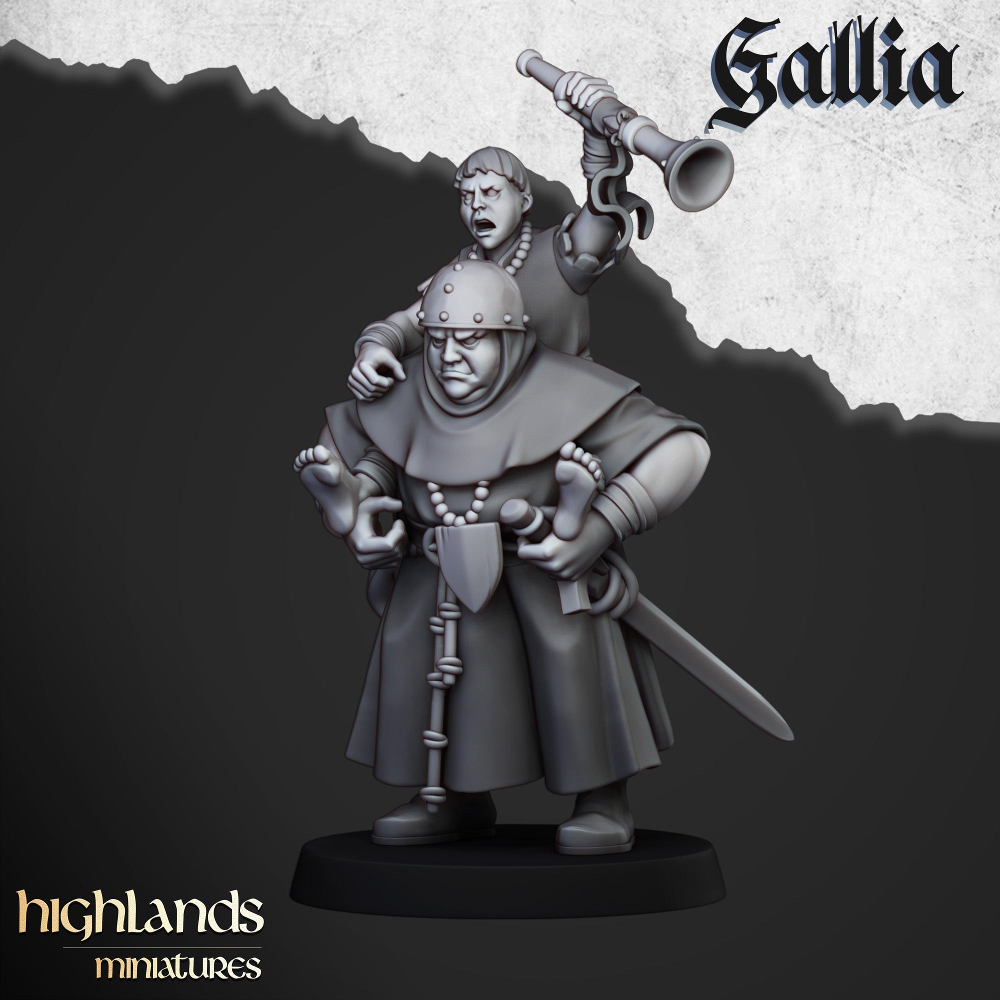 Robin Hood and the Sherwood Archers (x9) - Knights of Gallia | Highlands Miniatures