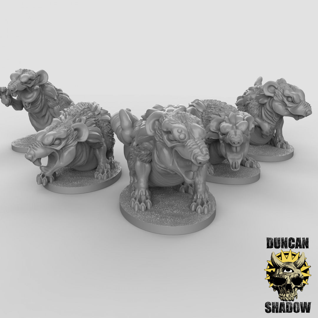 Giant Rats | Duncan Shadow | Compatible with Dungeons & Dragons and Pathfinder