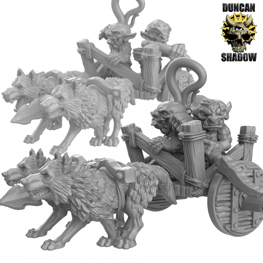 Goblin Chariot | Duncan Shadow | Compatible with Dungeons & Dragons and Pathfinder