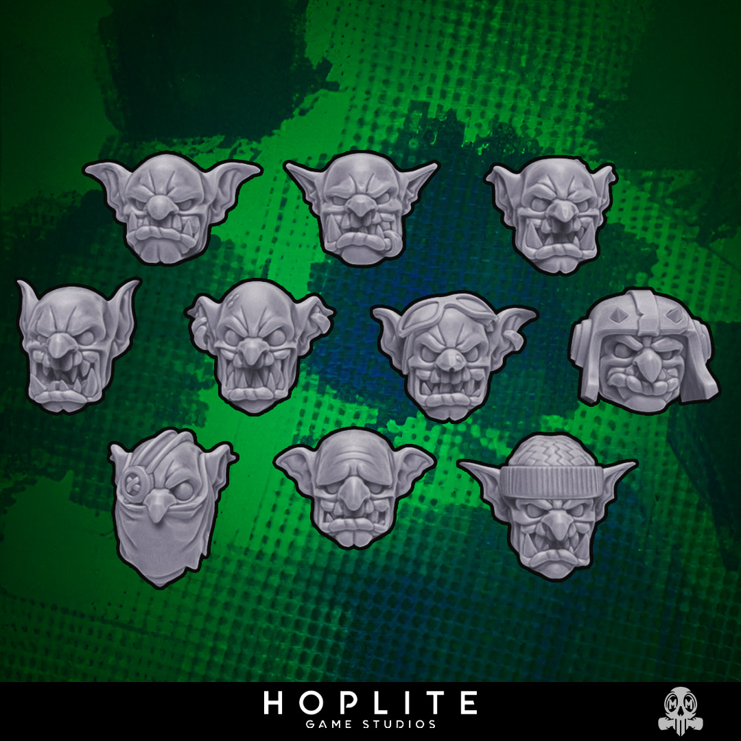 Goblin Runt Heads | Malicious Miniatures