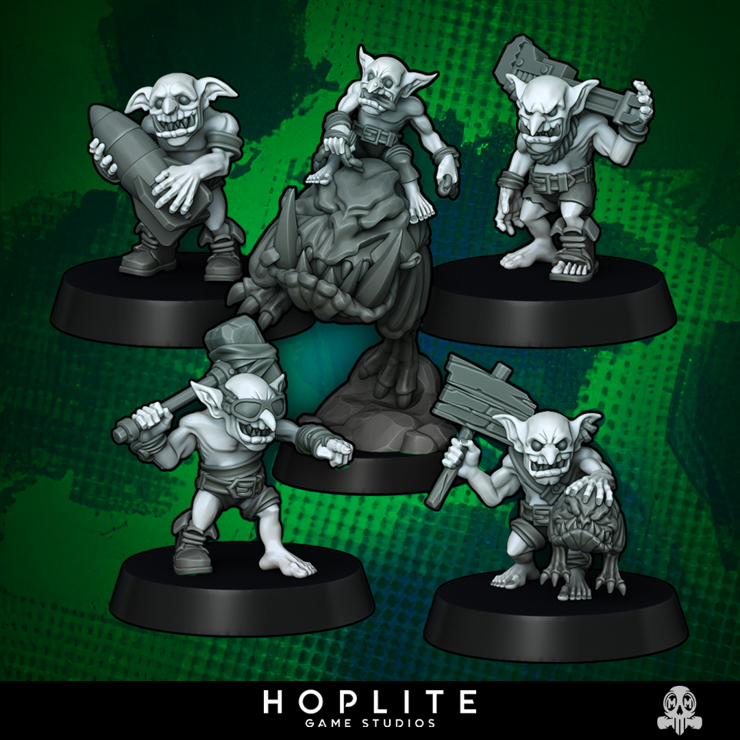 Zwerggoblins | Weltraumorks | Grünhautorks | Malicious Miniatures