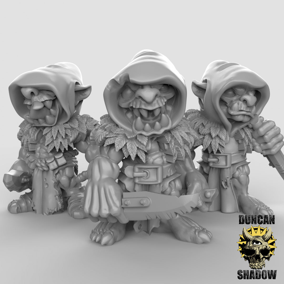 Goblin Scouts With Daggers | Duncan Shadow | Compatible with Dungeons & Dragons and Pathfinder