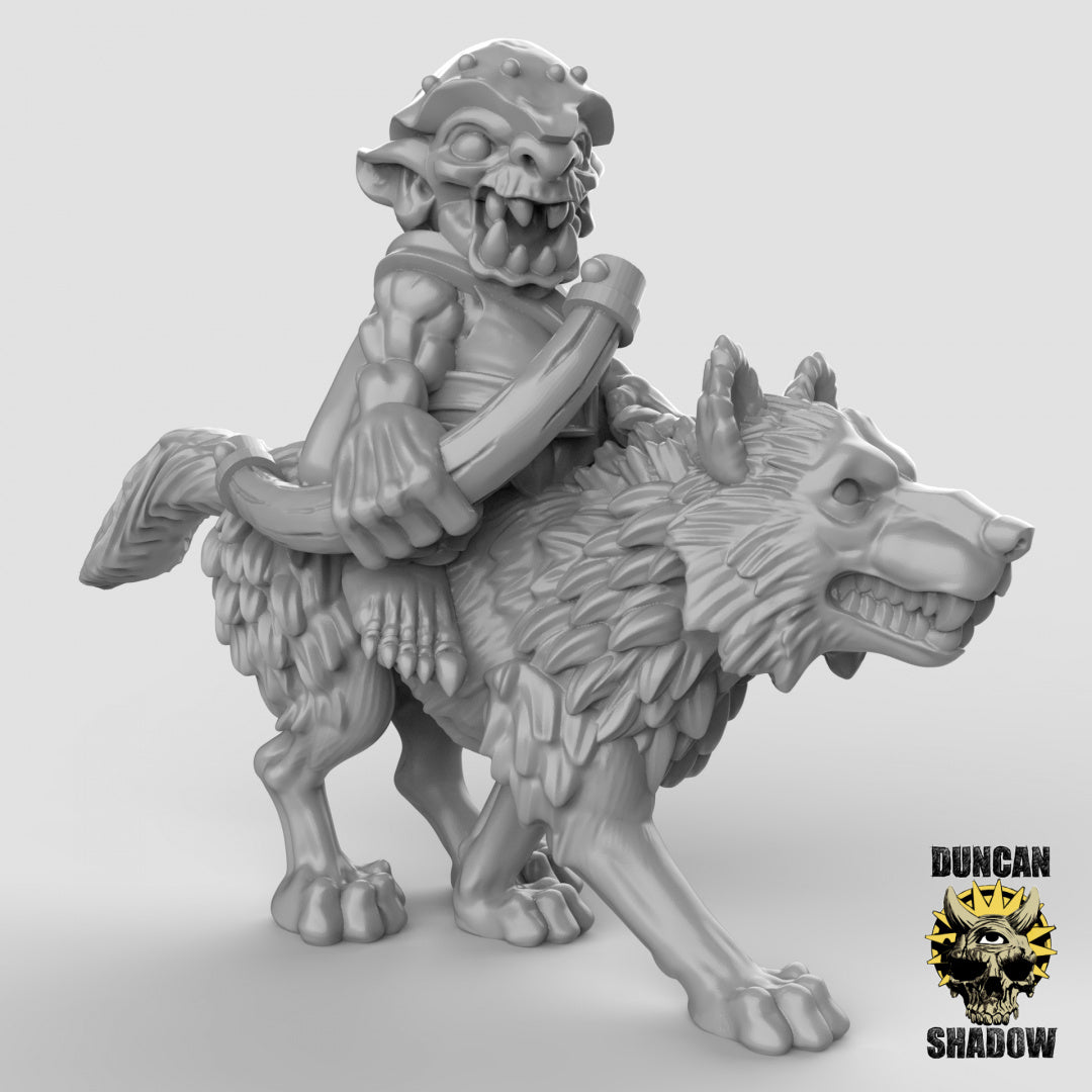 Goblin Wolf Riders Outriders | Duncan Shadow | Kompatibel mit Dungeons &amp; Dragons und Pathfinder