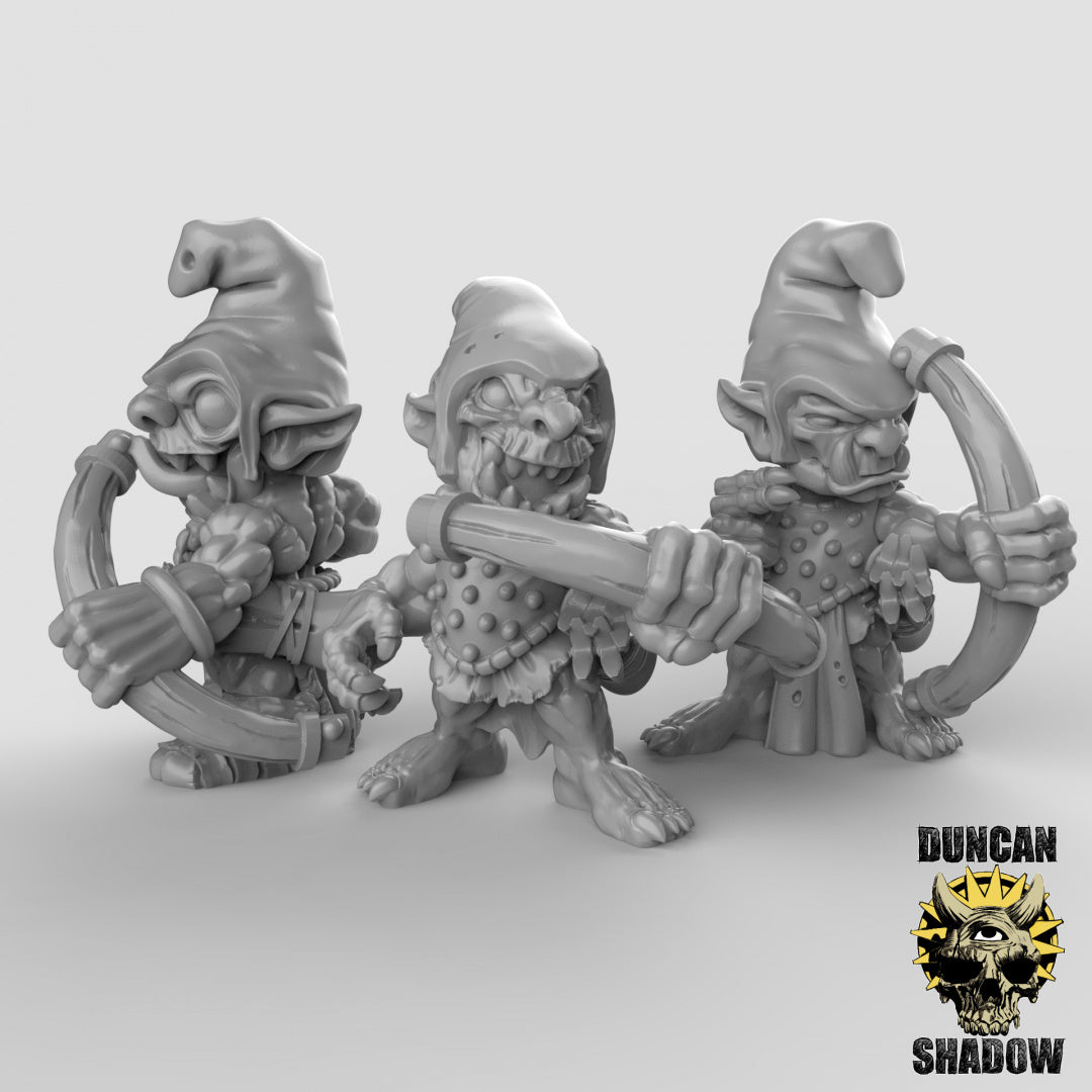 Goblin Archers | Duncan Shadow | Compatible with Dungeons & Dragons and Pathfinder